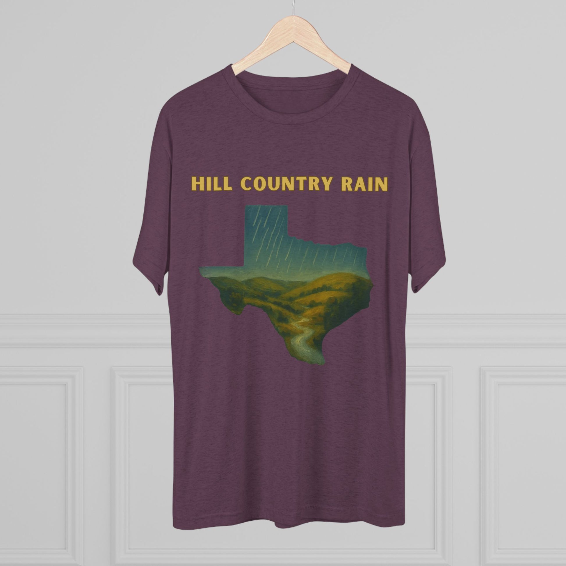 Hill Country Rain - Tri-Blend Crew Tee