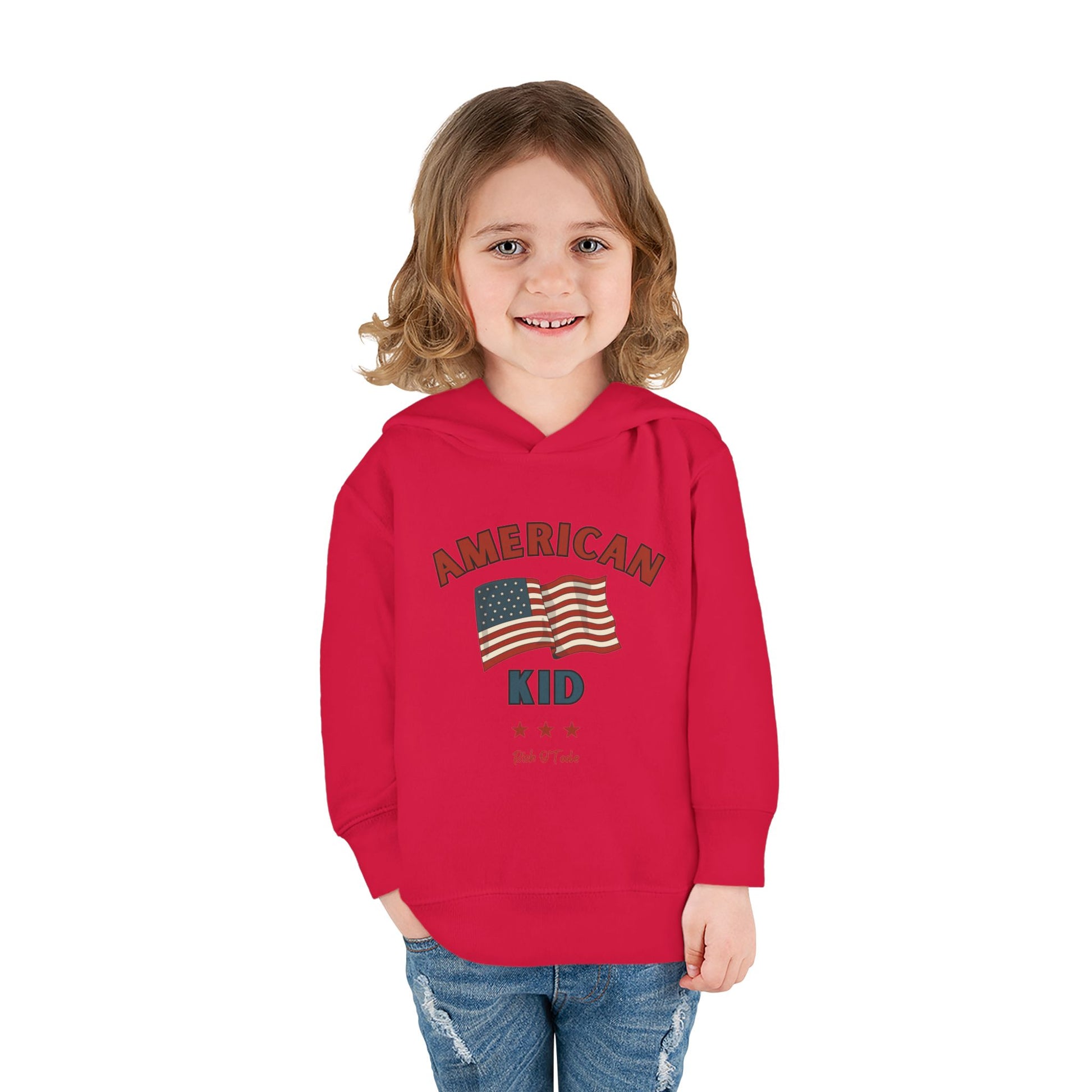 American Kid - Toddler Pullover Fleece Hoodie