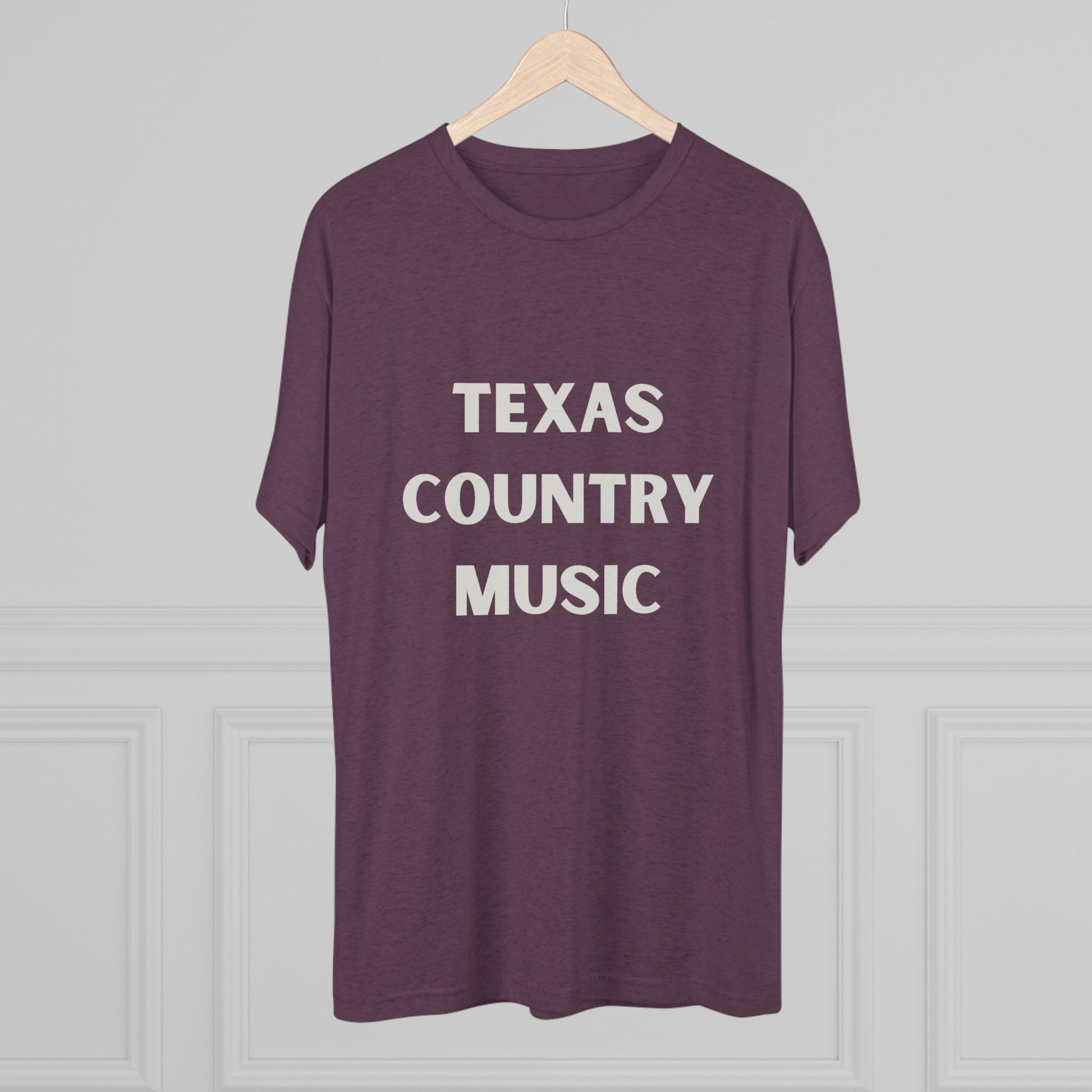 Texas Country Music - Tri-Blend Crew Tee