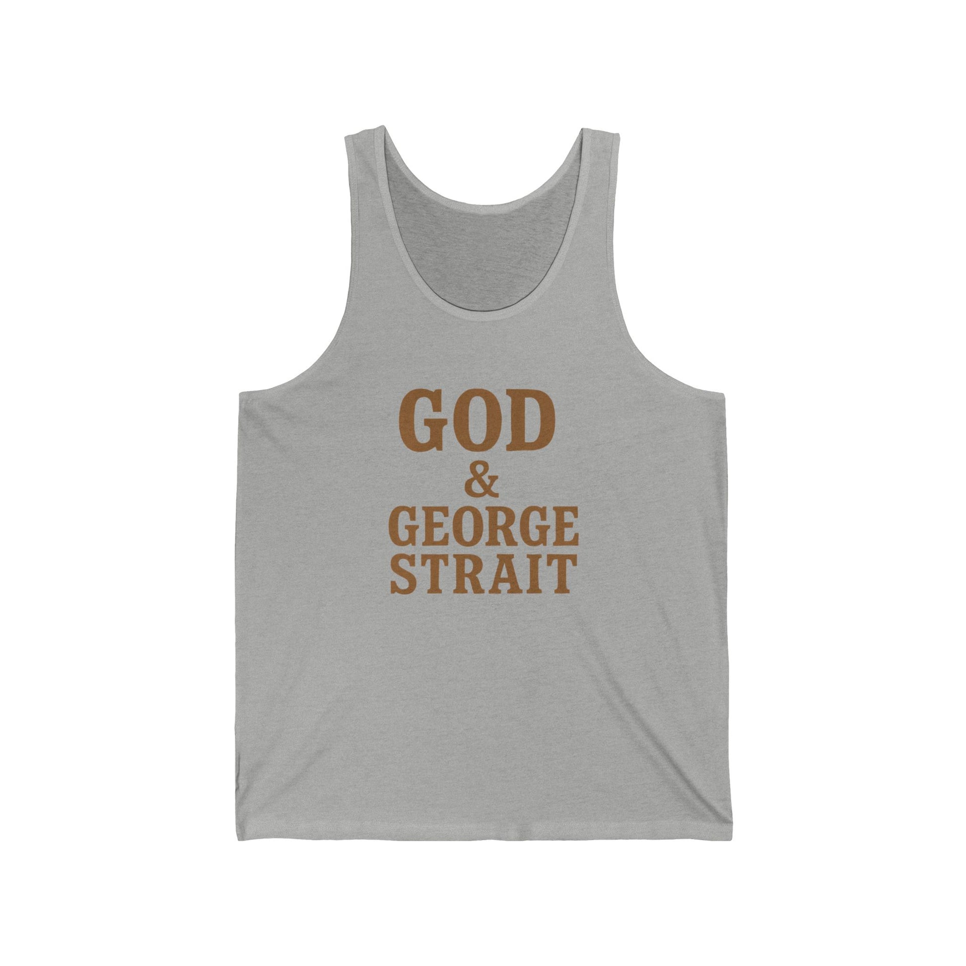 God & George Strait - Jersey Tank