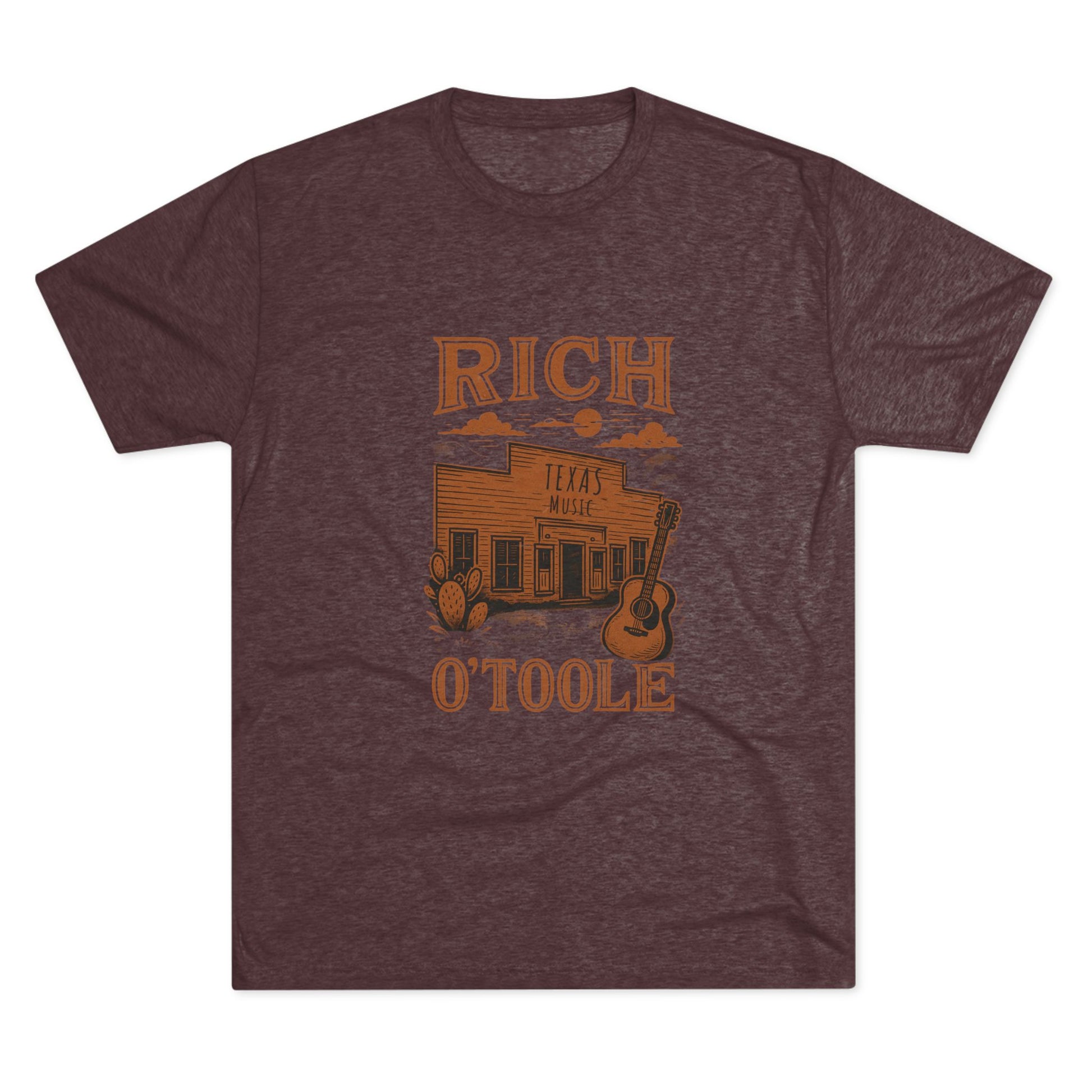 Rich O'Toole Texas Music - Tri-Blend Crew Tee