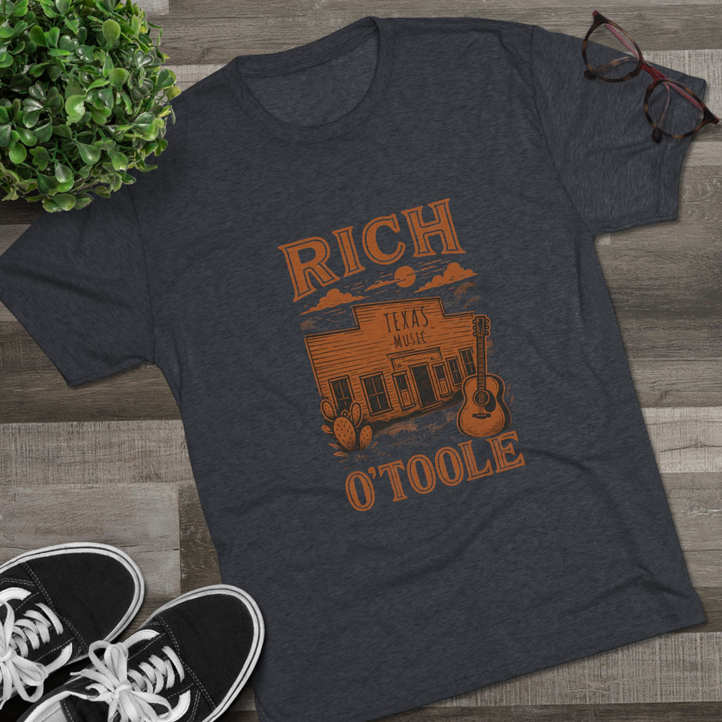 Rich O'Toole Texas Music - Tri-Blend Crew Tee