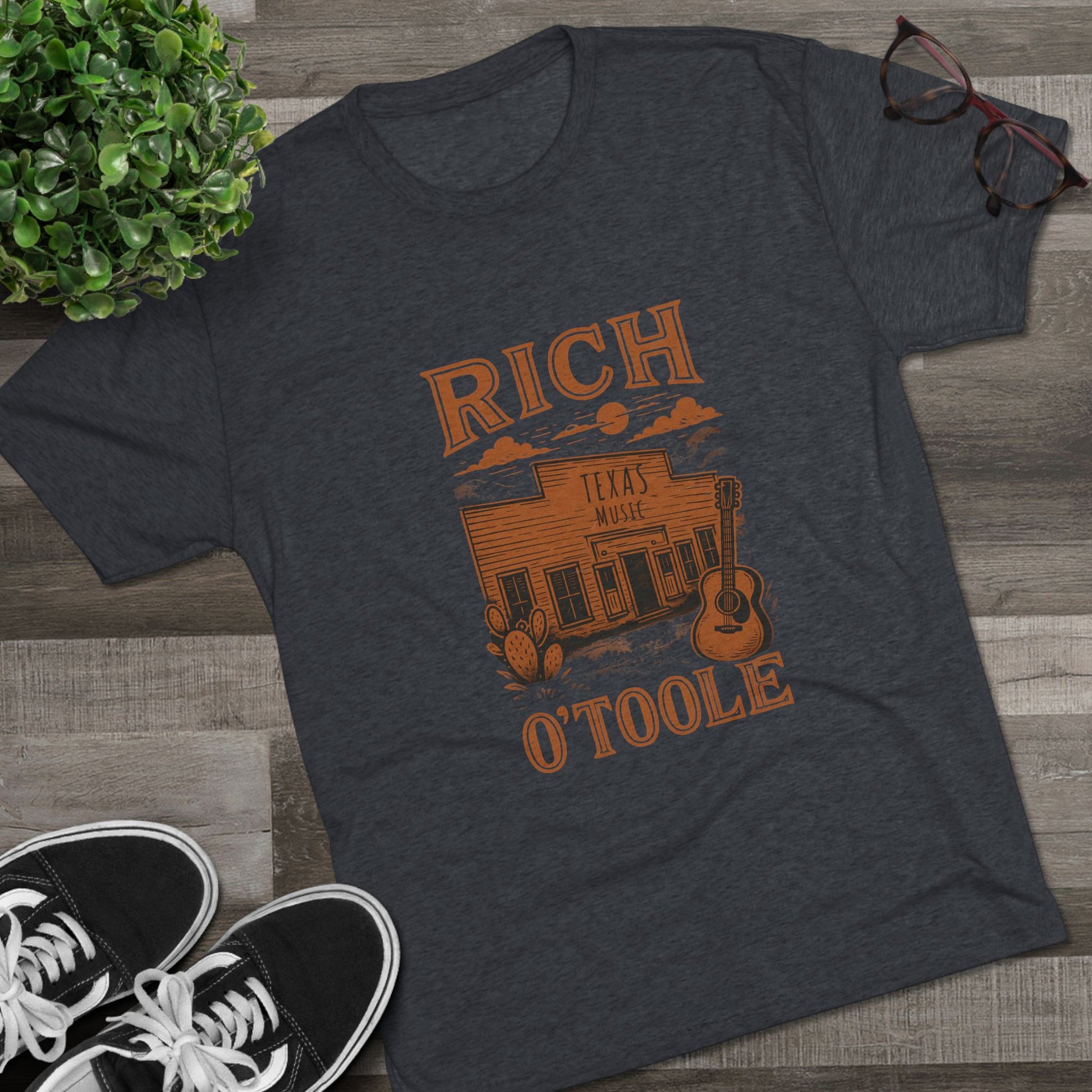 Rich O'Toole Texas Music - Tri-Blend Crew Tee