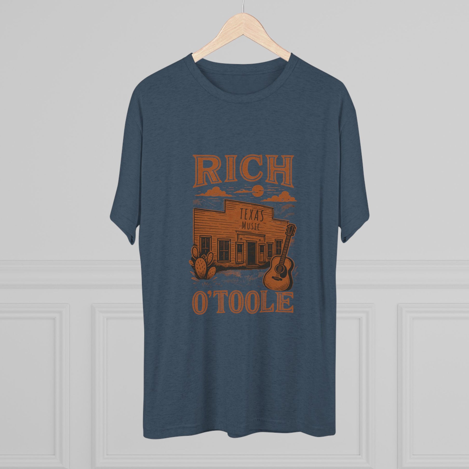 Rich O'Toole Texas Music - Tri-Blend Crew Tee