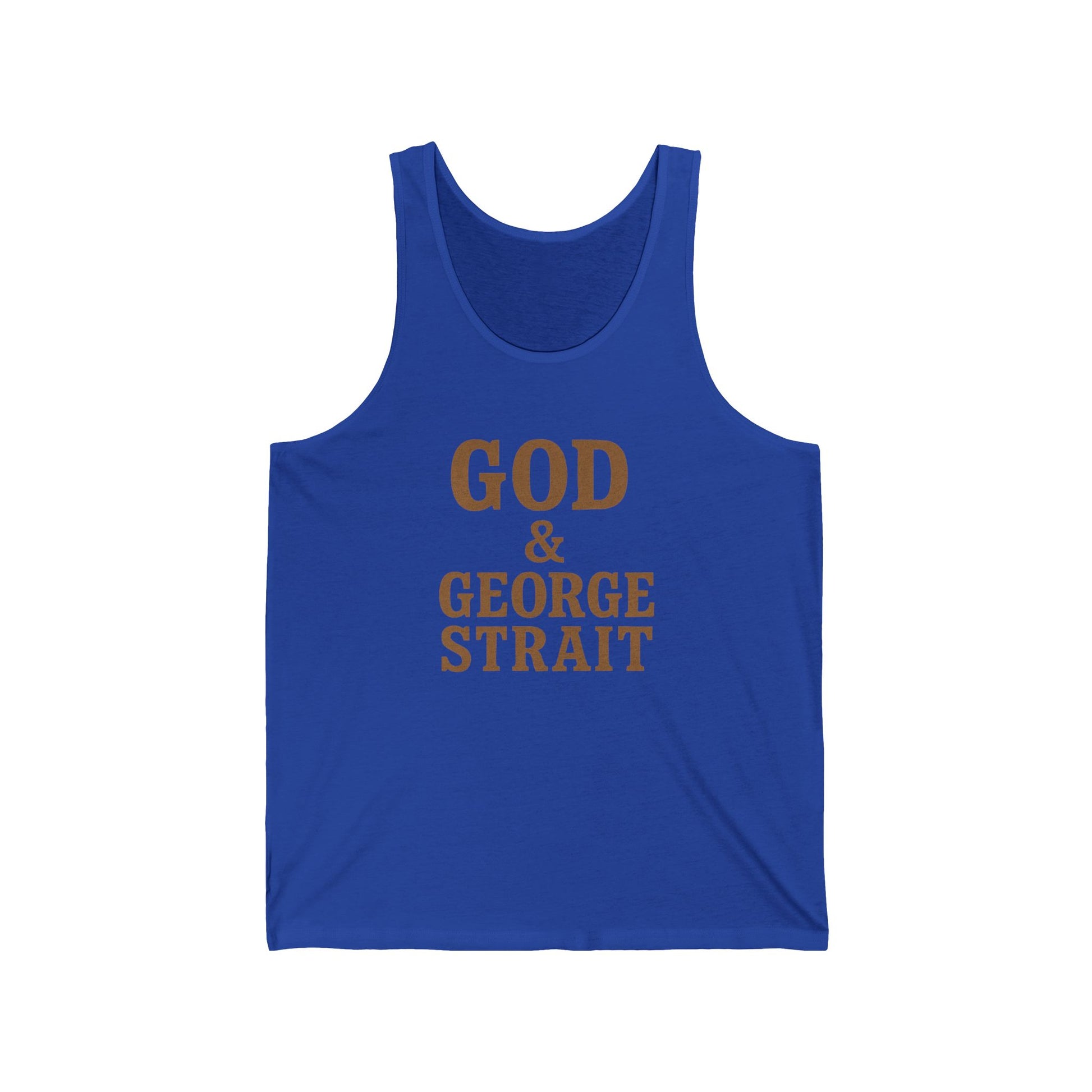 God & George Strait - Jersey Tank