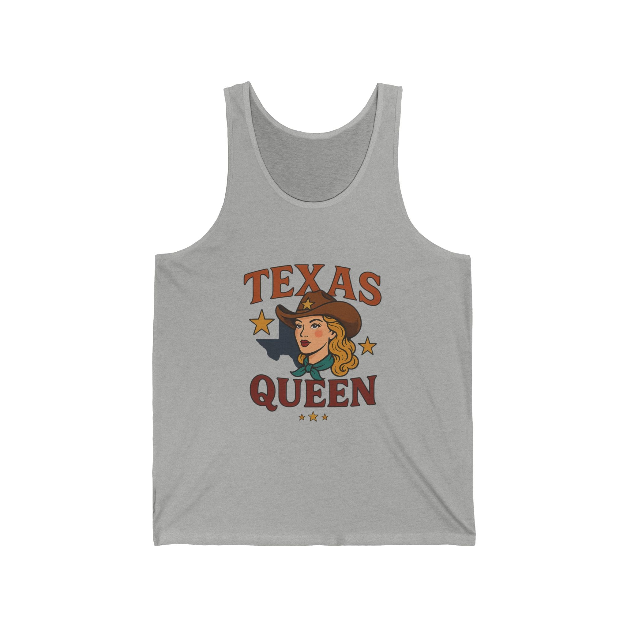 Texas Queen - Jersey Tank – God Texas and Tacos