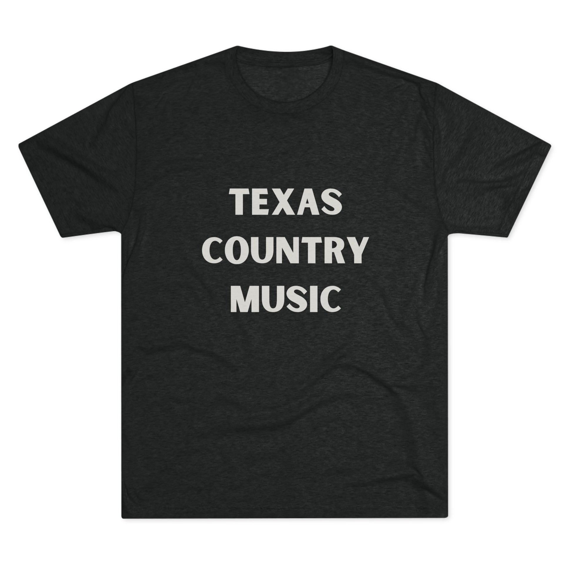 Texas Country Music - Tri-Blend Crew Tee