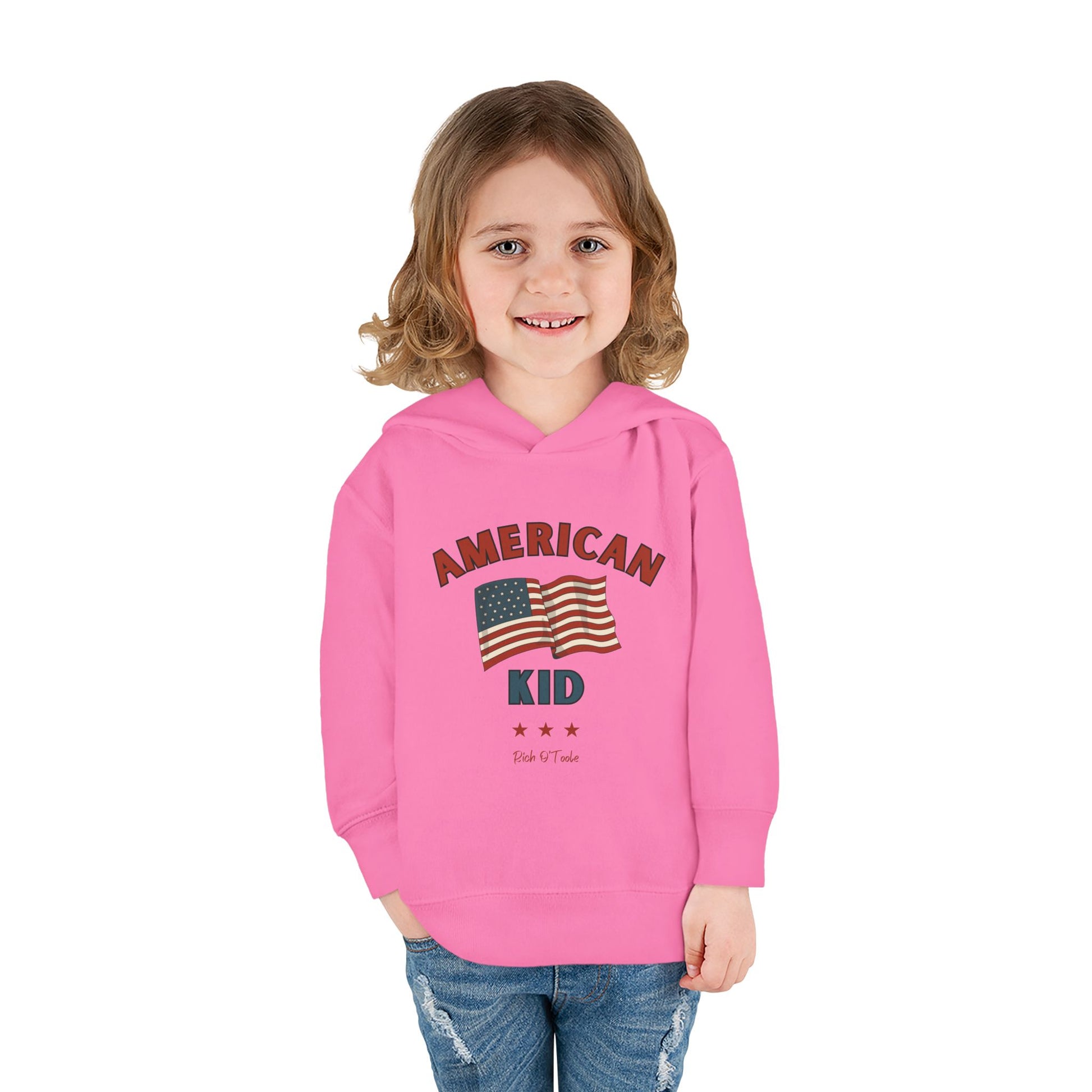 American Kid - Toddler Pullover Fleece Hoodie