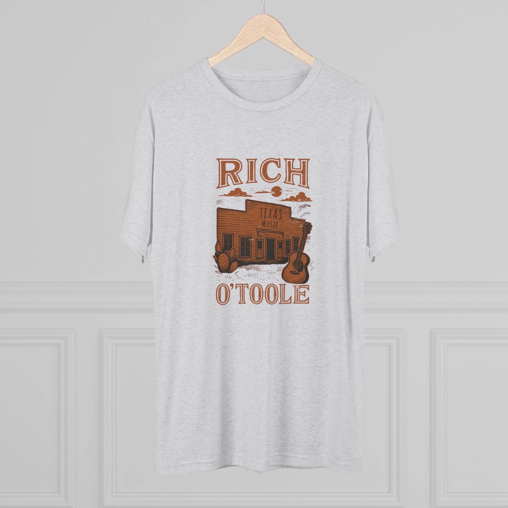 Rich O'Toole Texas Music - Tri-Blend Crew Tee