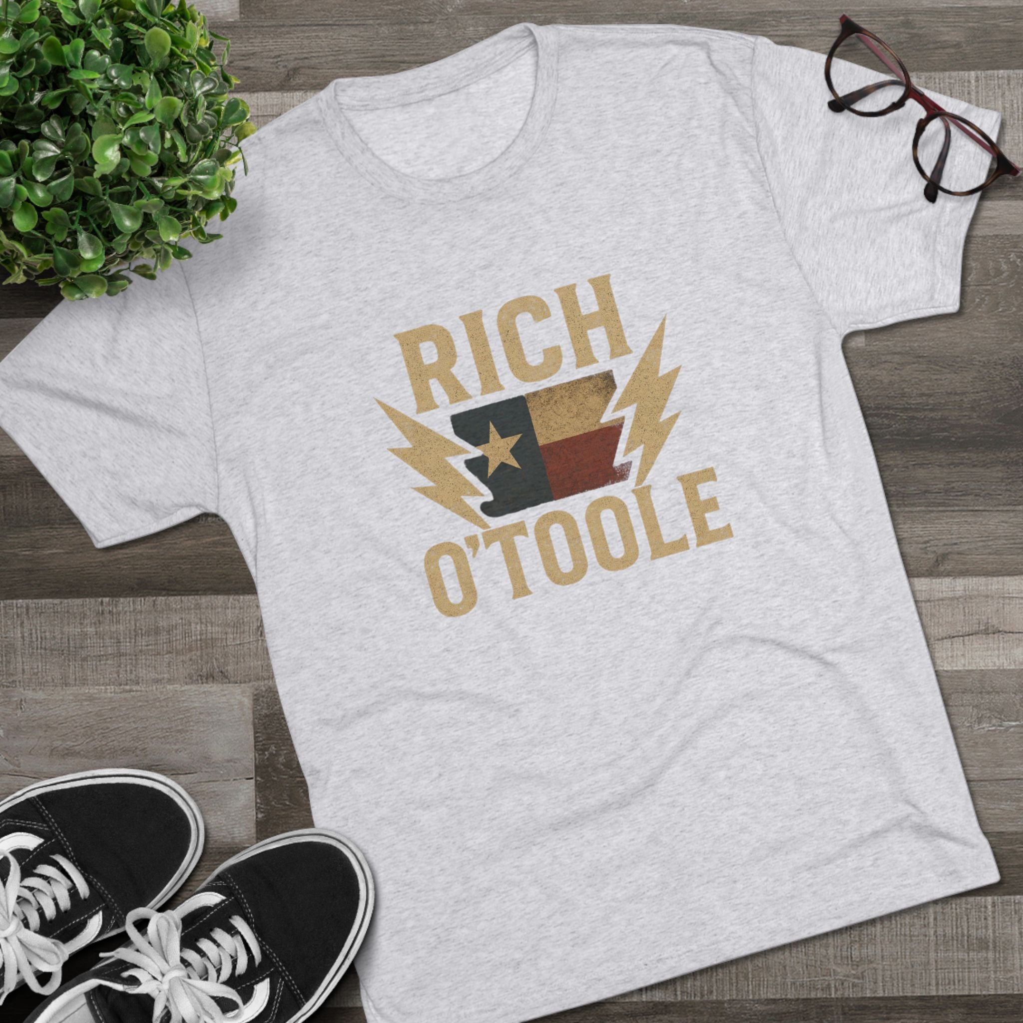 Rich O'Toole Lightning - Tri-Blend Crew Tee