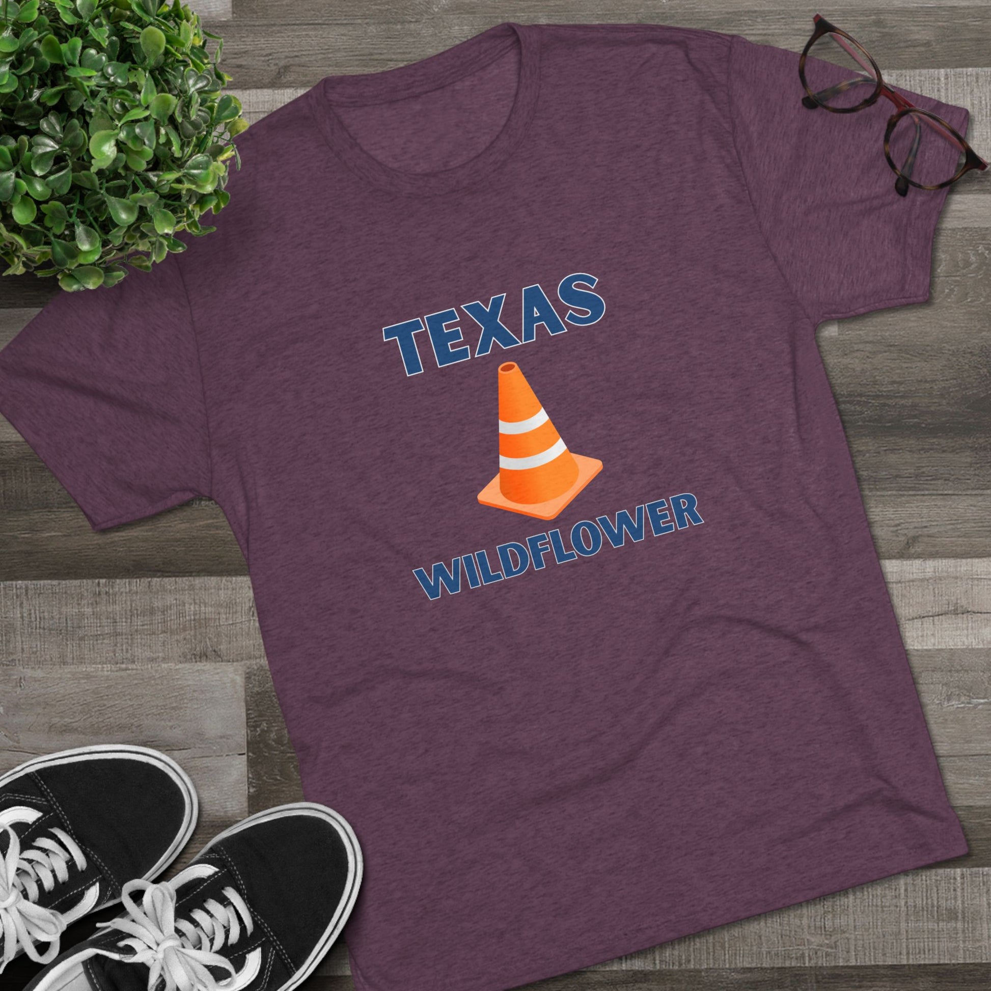 Texas Wilflower - Tri-Blend Crew Tee