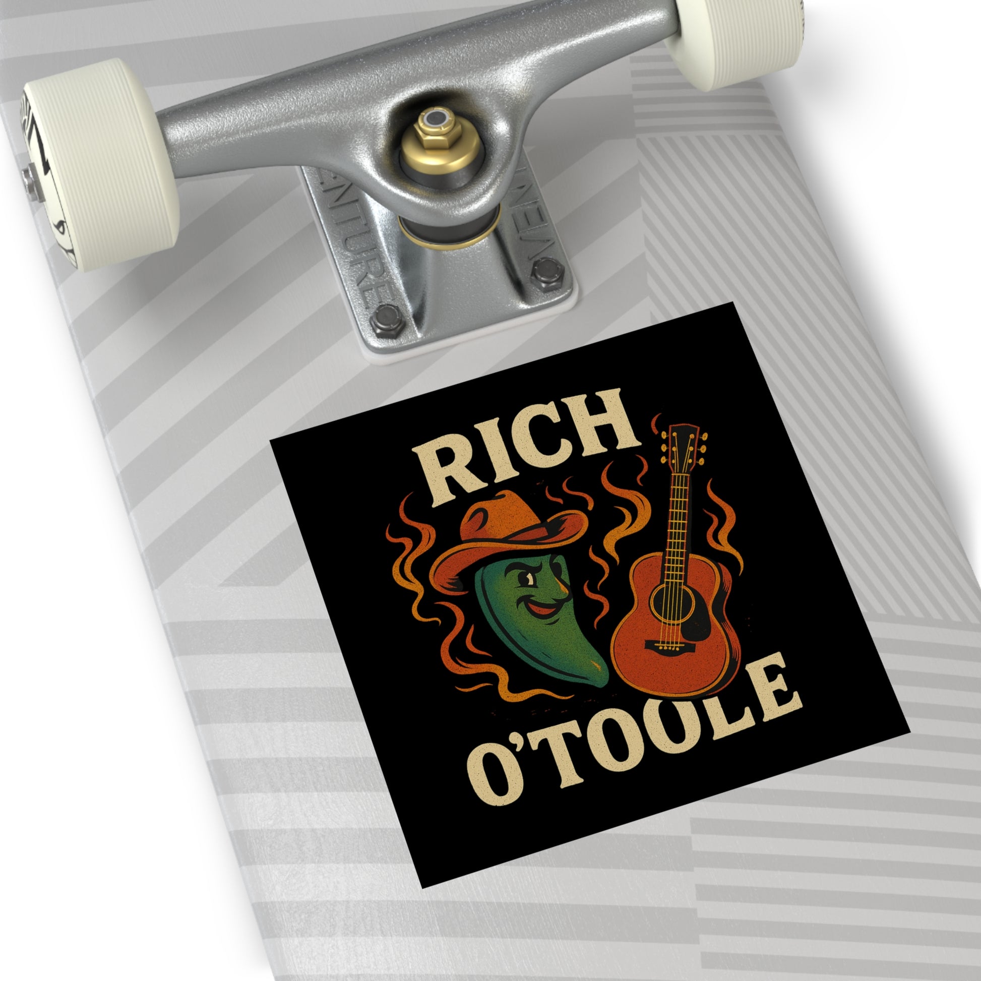 Spicy Rich O'Toole - Square Vinyl Stickers