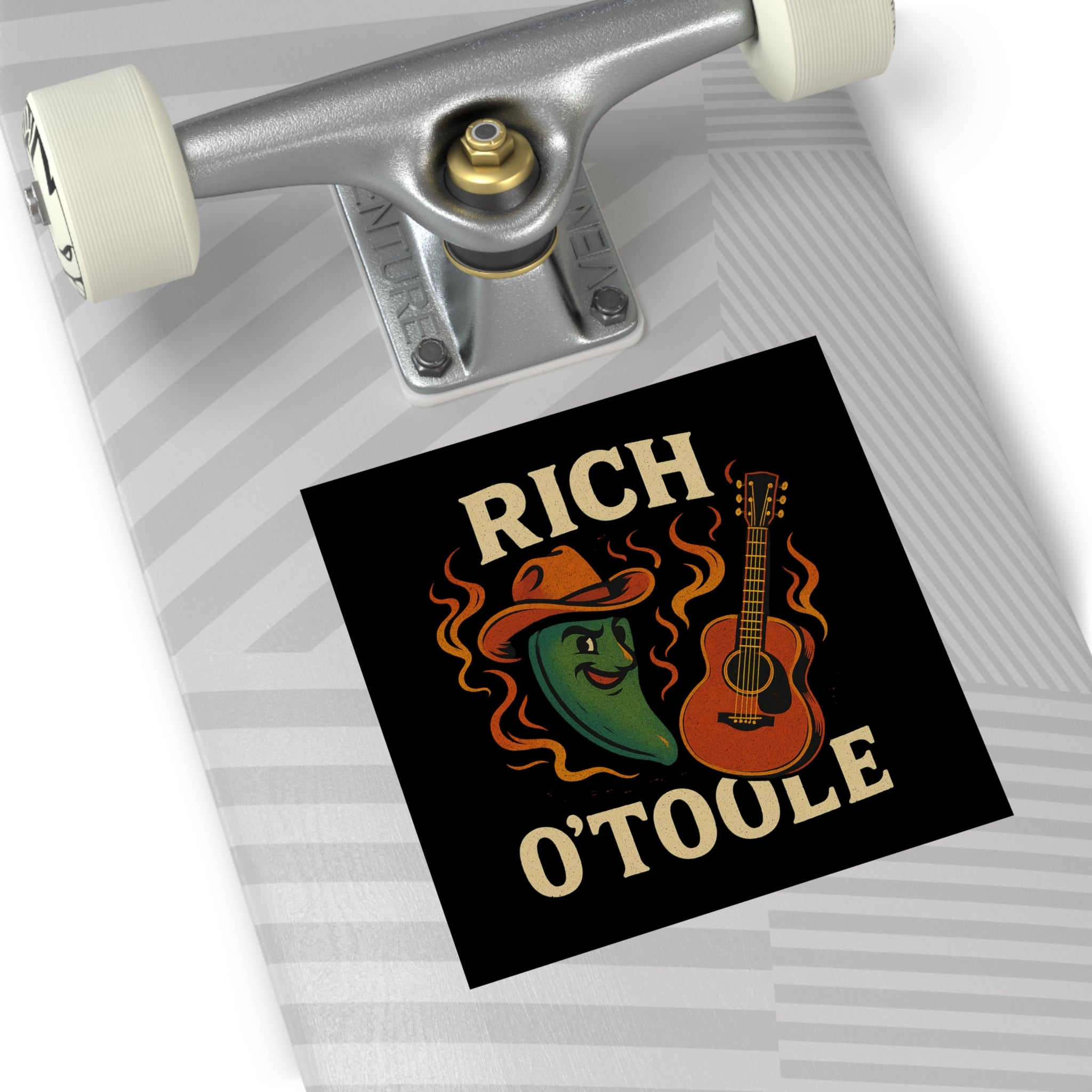 Spicy Rich O'Toole - Square Vinyl Stickers