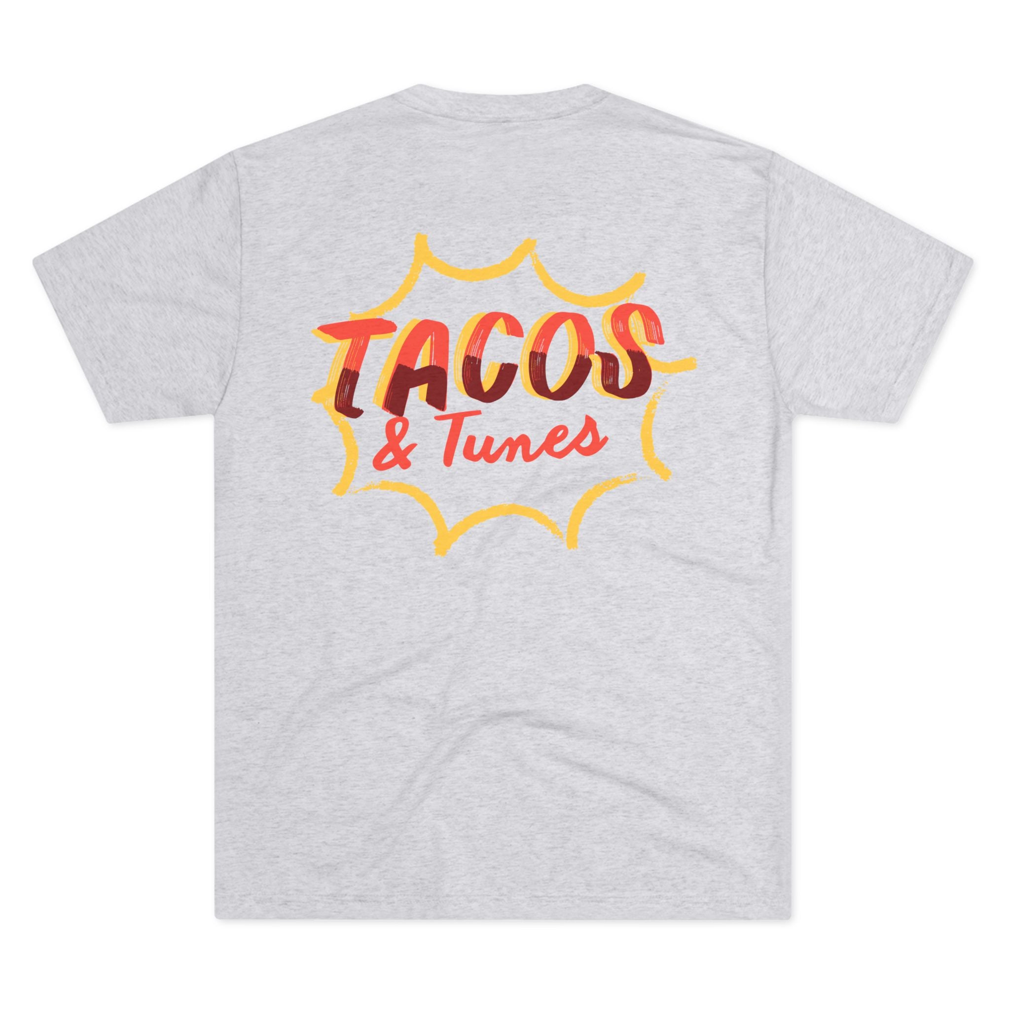Tacos and Tunes - Tri-Blend Crew Tee