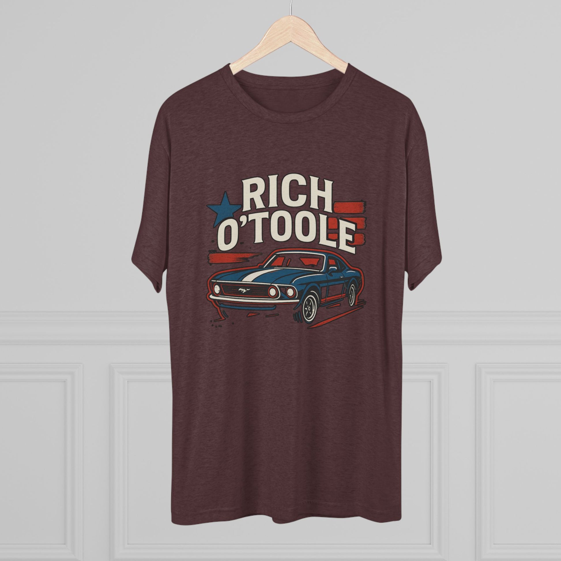 Rich O'Toole Mustang - Tri-Blend Crew Tee