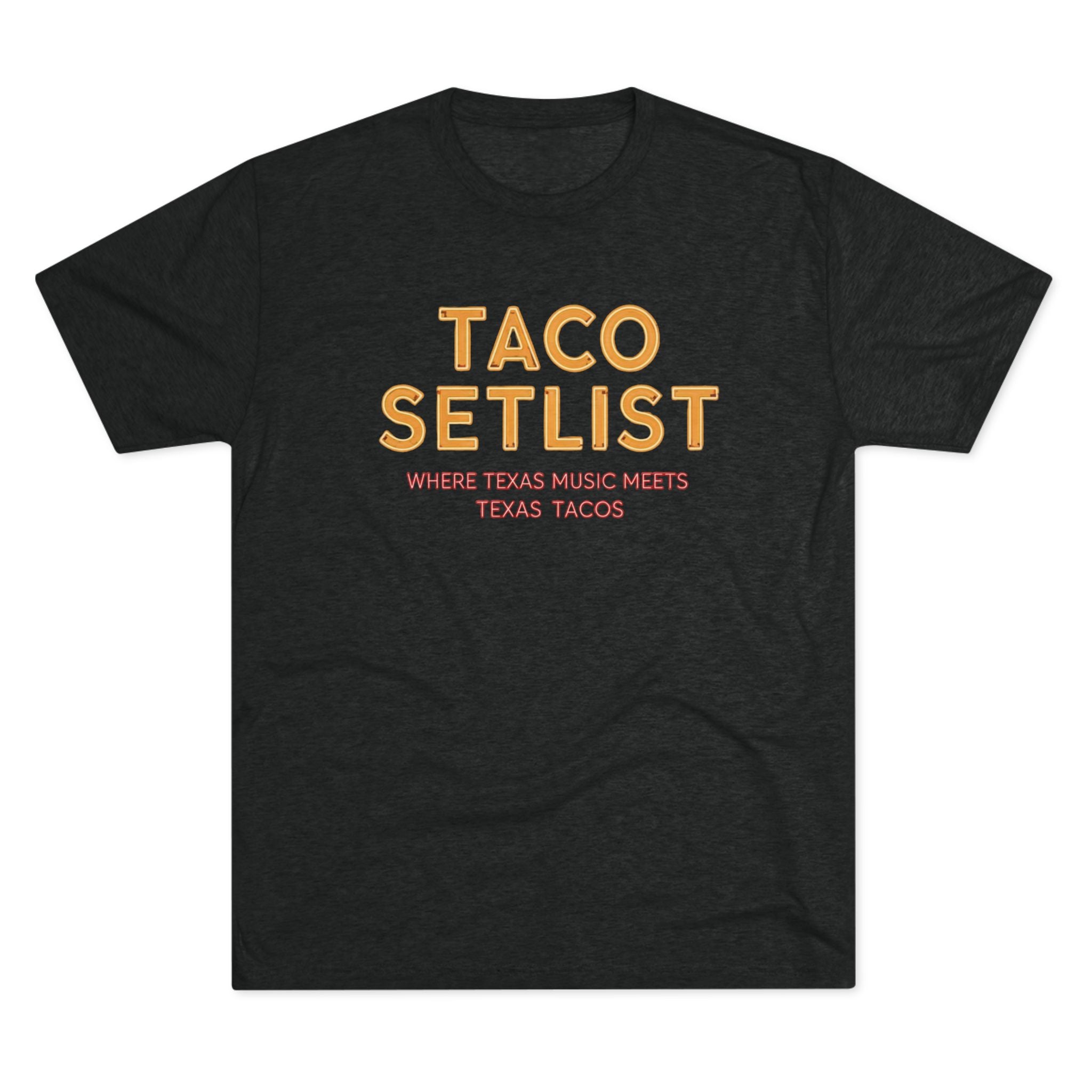 Taco Setlist - Tri-Blend Crew Tee