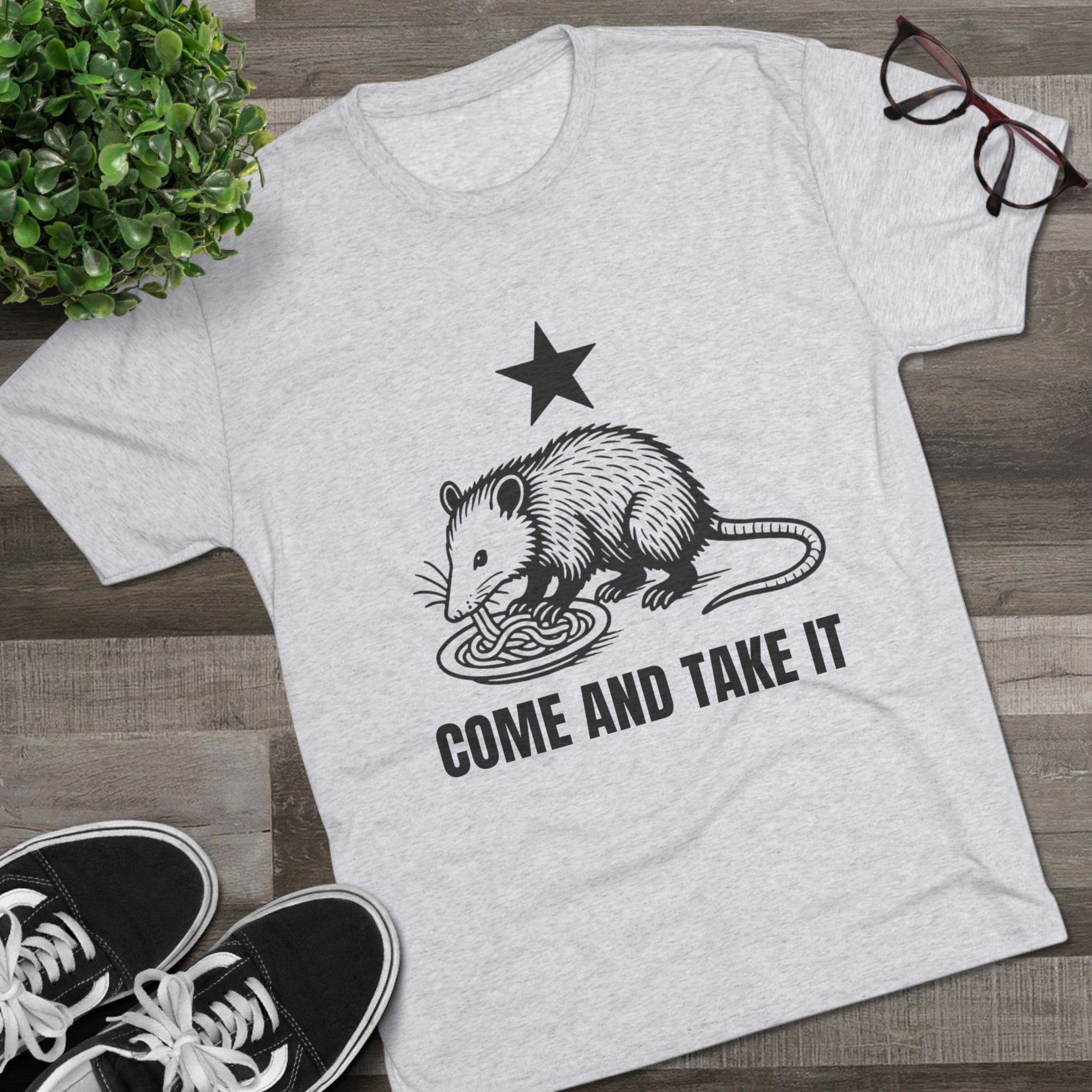 Come and Take It - Tri-Blend Crew Tee