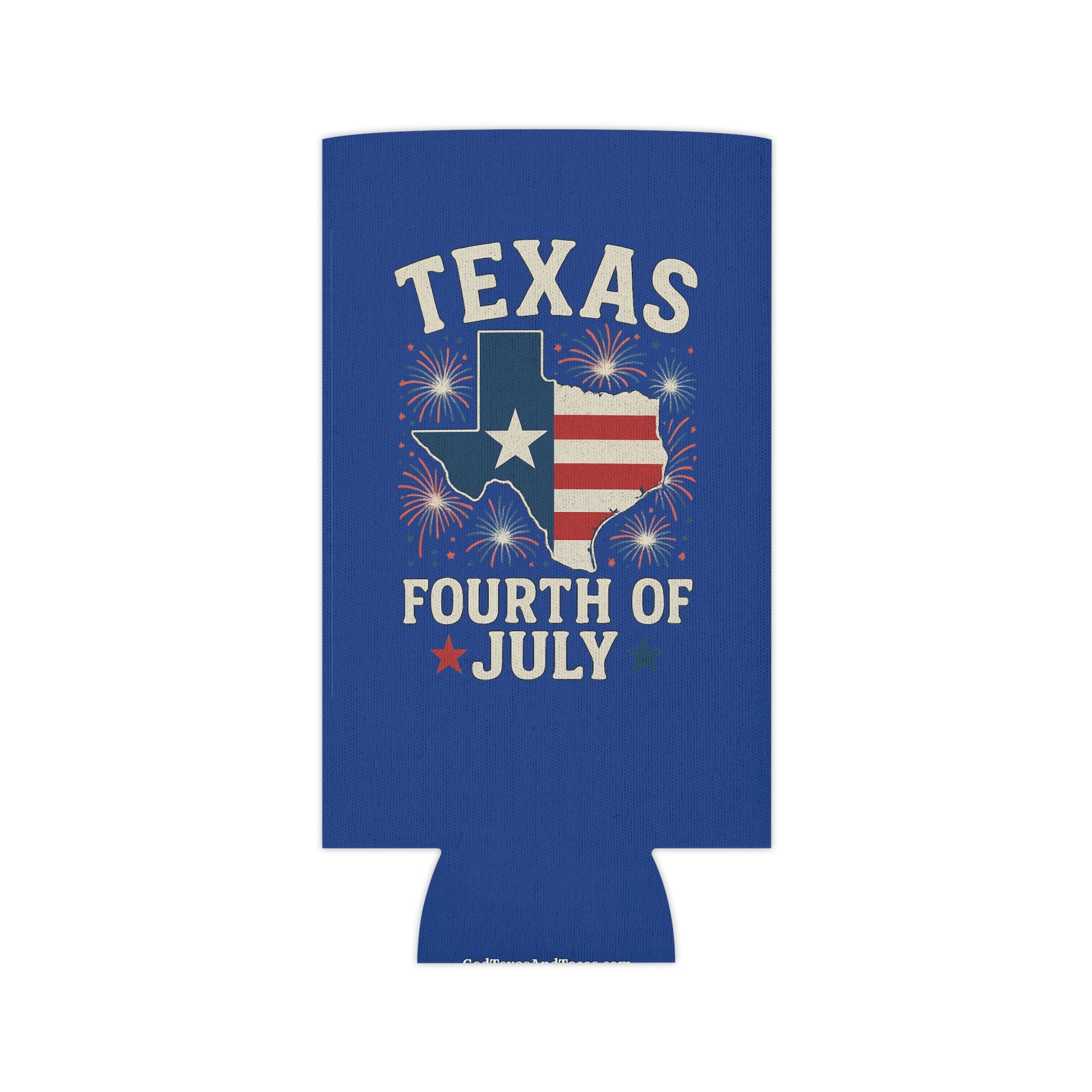 Texas 4th of July - Can Cooler