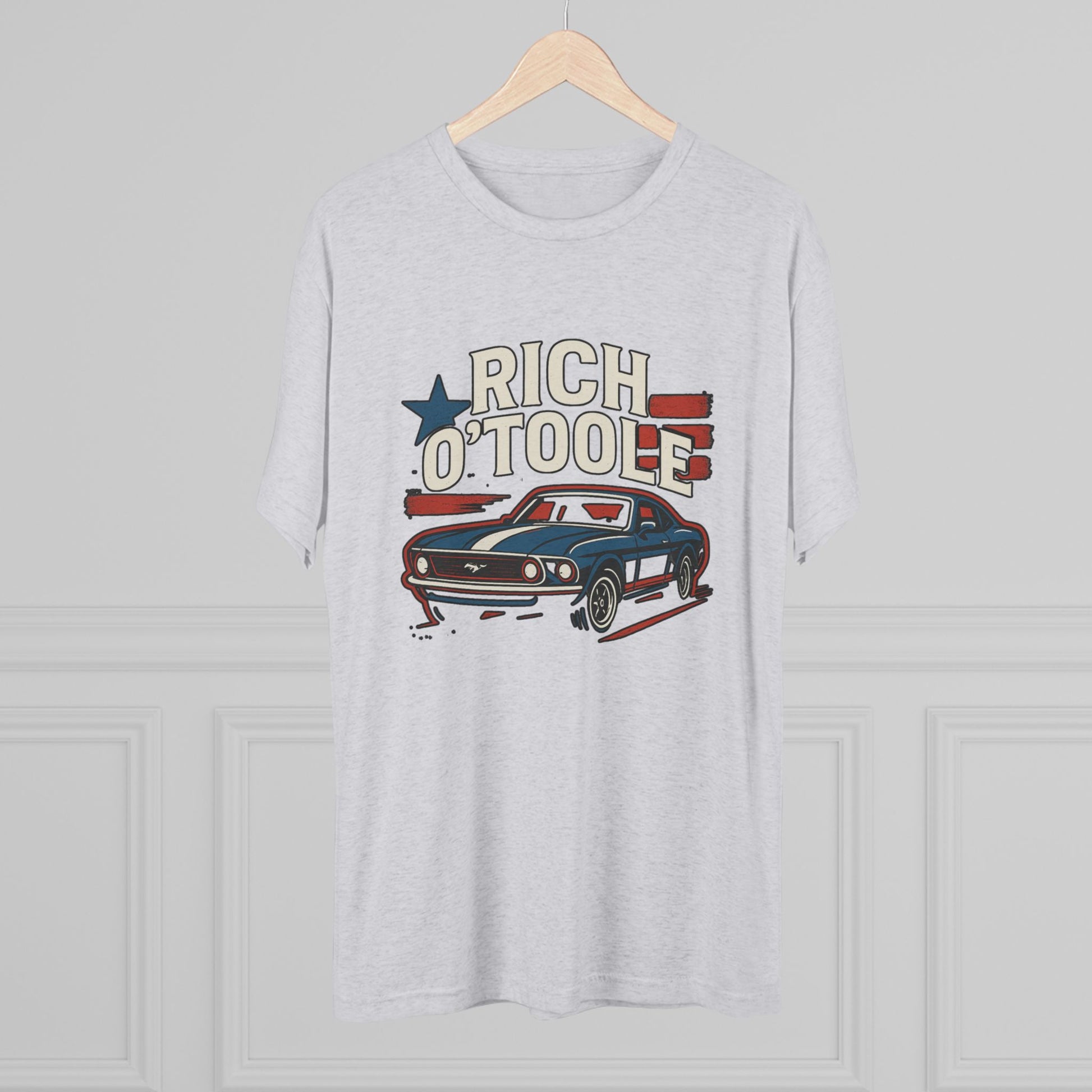 Rich O'Toole Mustang - Tri-Blend Crew Tee