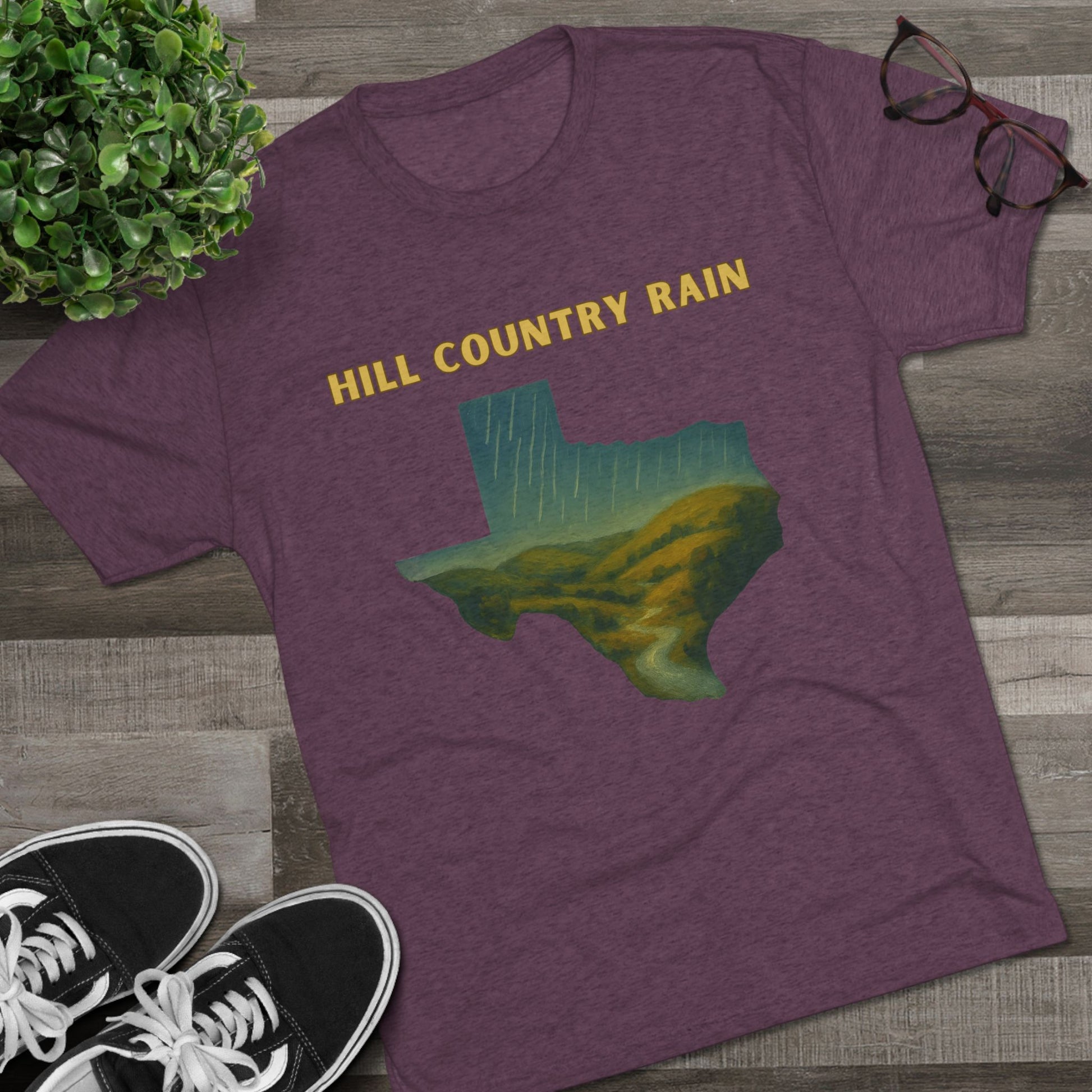Hill Country Rain - Tri-Blend Crew Tee