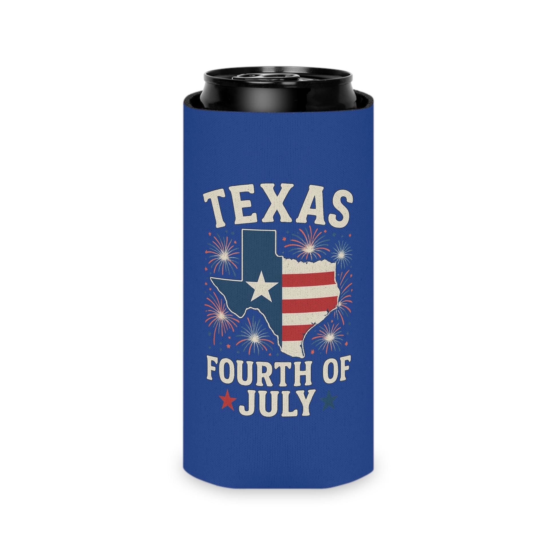 Texas 4th of July - Can Cooler