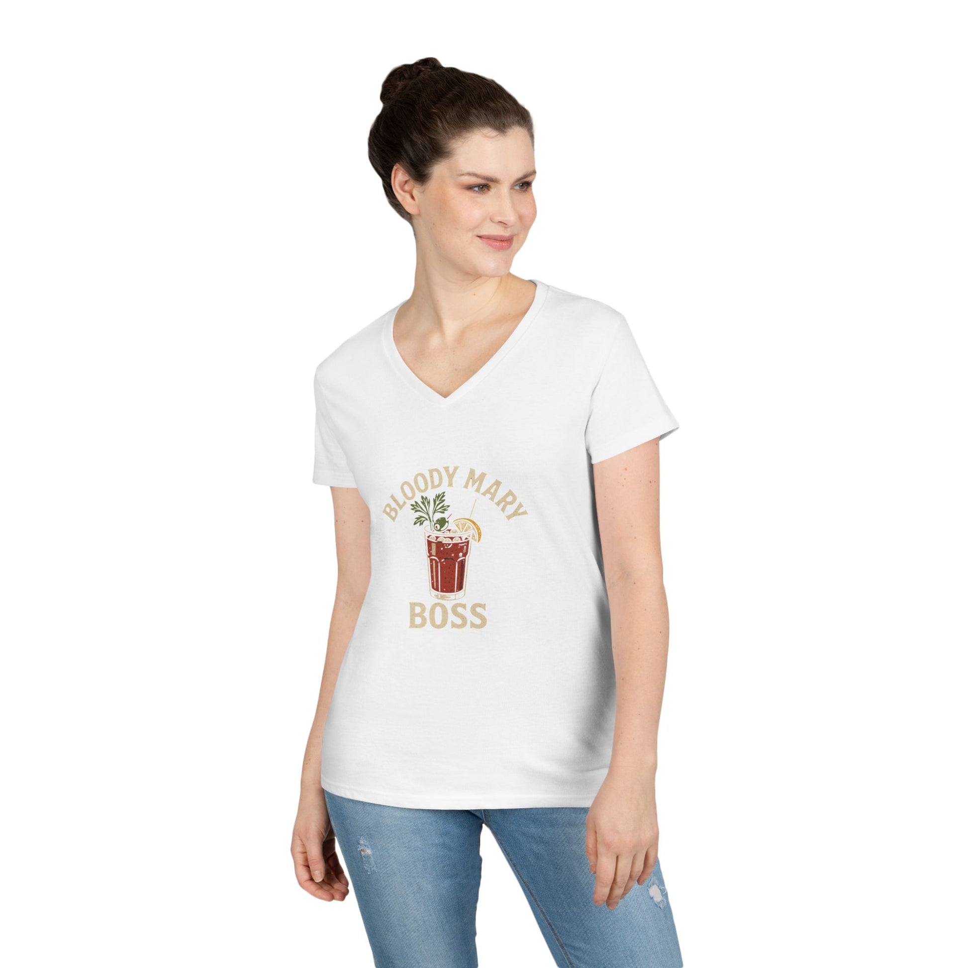 God & George Strait - Ladies' V-Neck T-Shirt