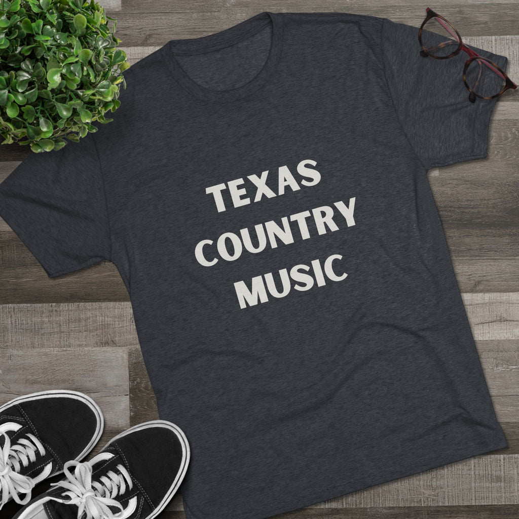 Texas Country Music - Tri-Blend Crew Tee