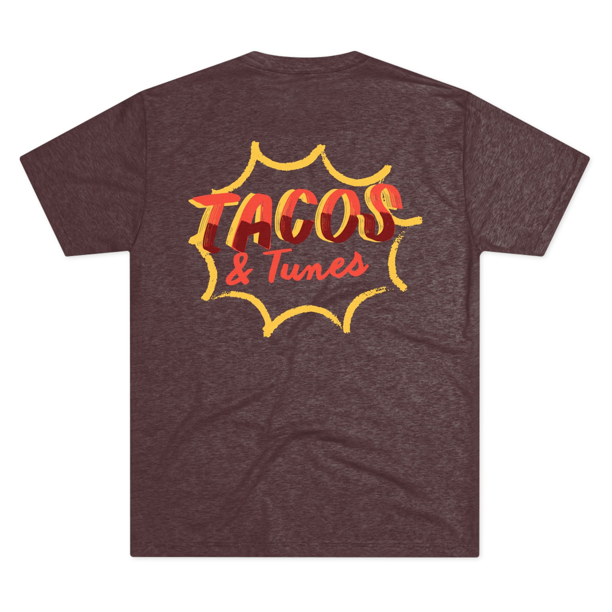 Tacos and Tunes - Tri-Blend Crew Tee