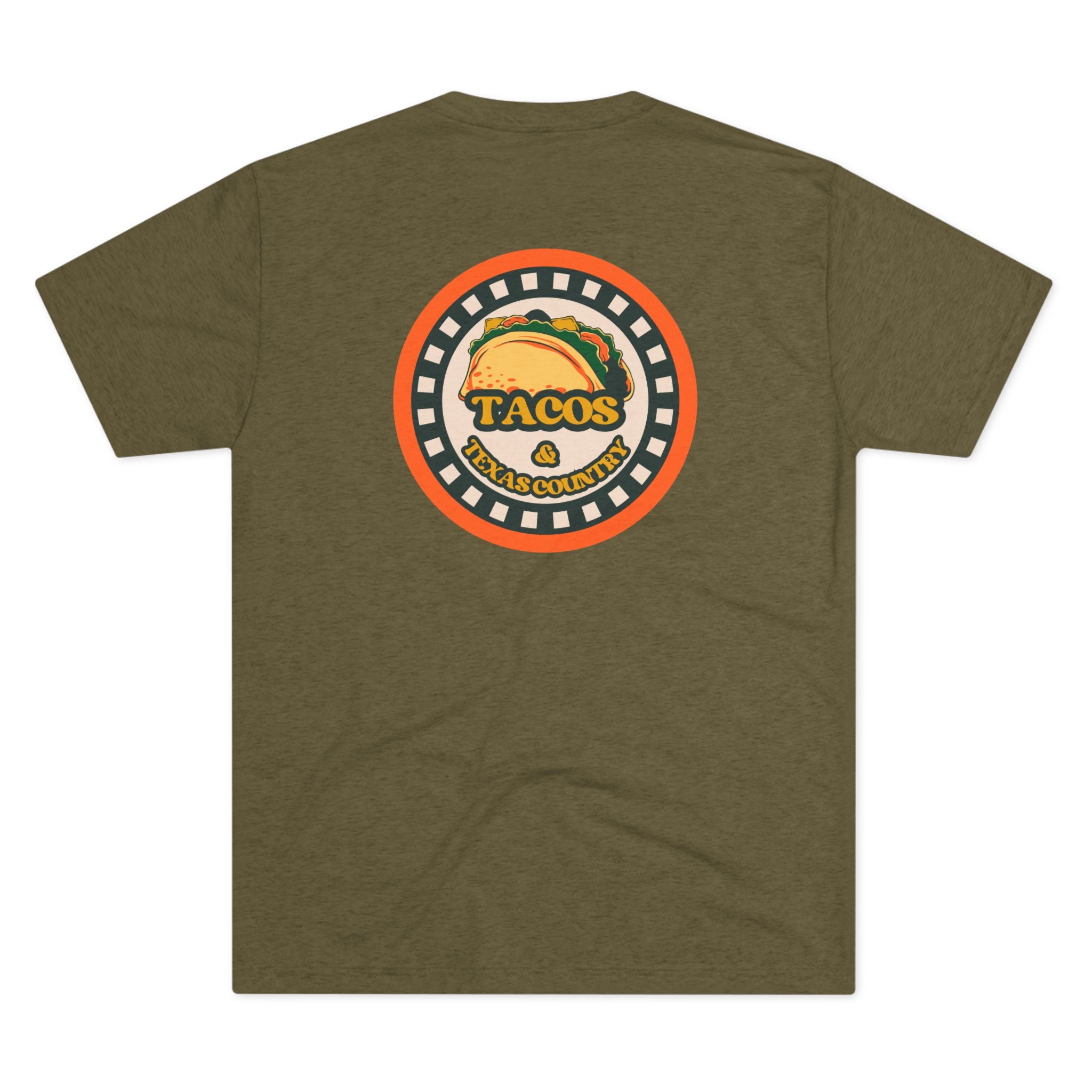 Tacos and Texas Country - Tri-Blend Crew Tee