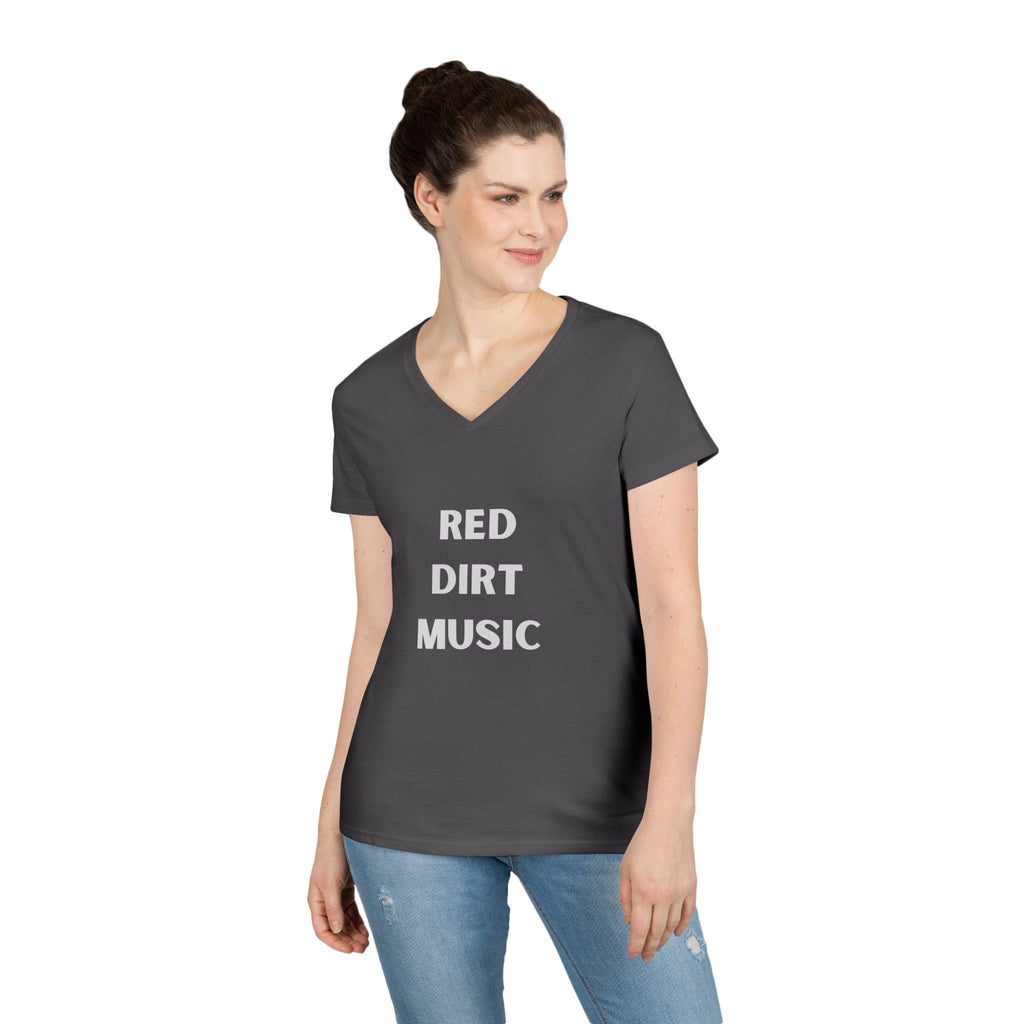Red Dirt Music - Ladies' V-Neck T-Shirt