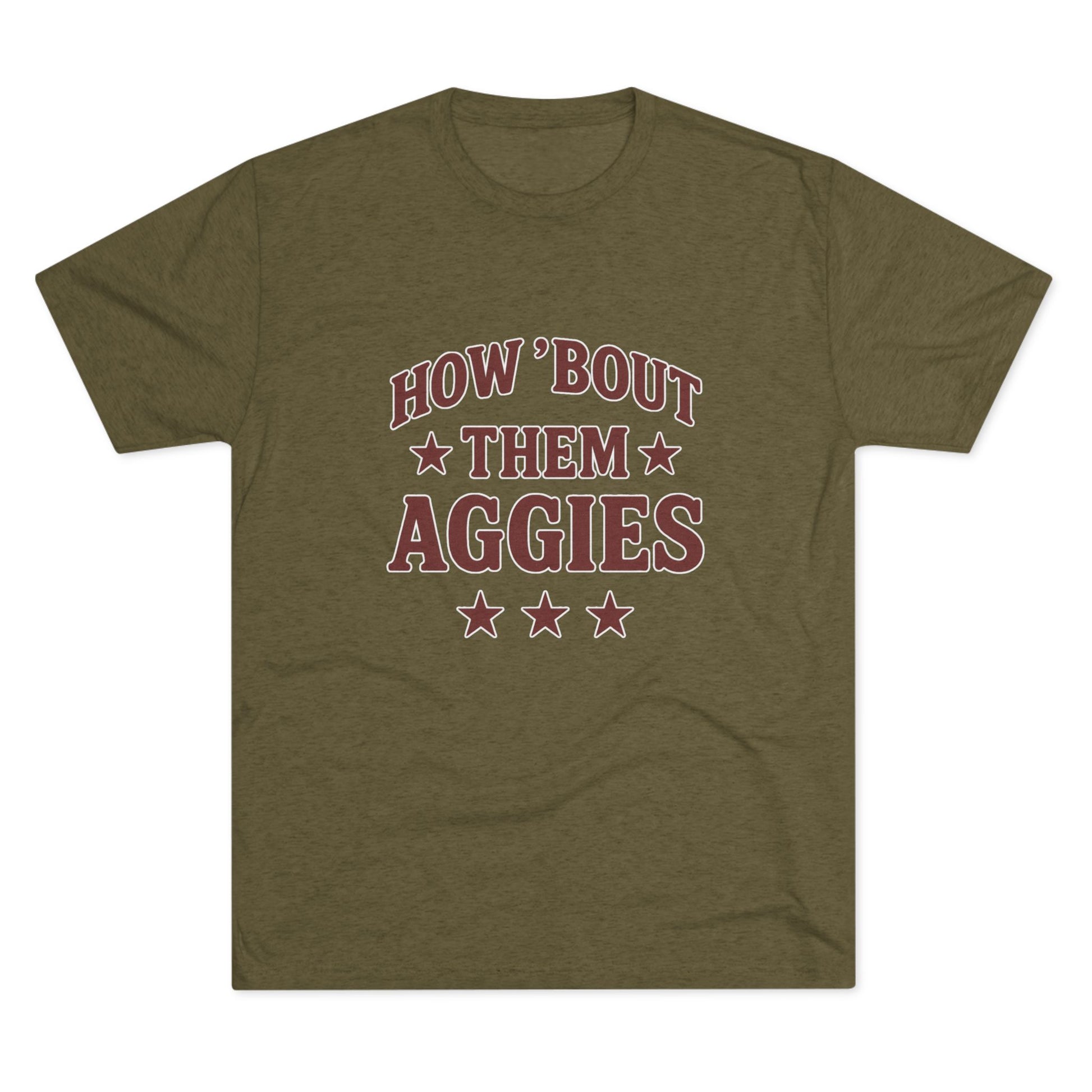 How 'Bout Them Aggies - Unisex Tri-Blend Crew Tee
