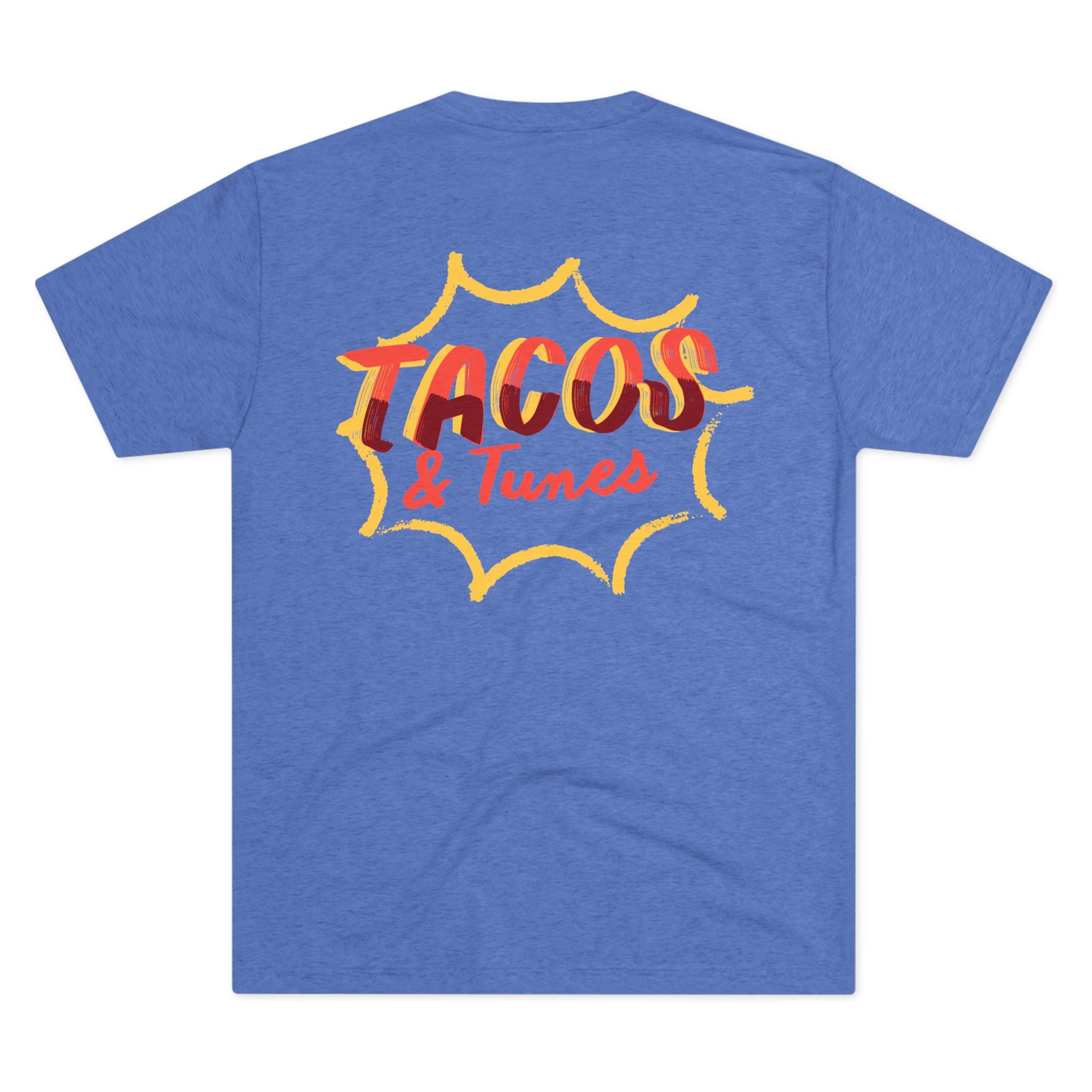 Tacos and Tunes - Tri-Blend Crew Tee