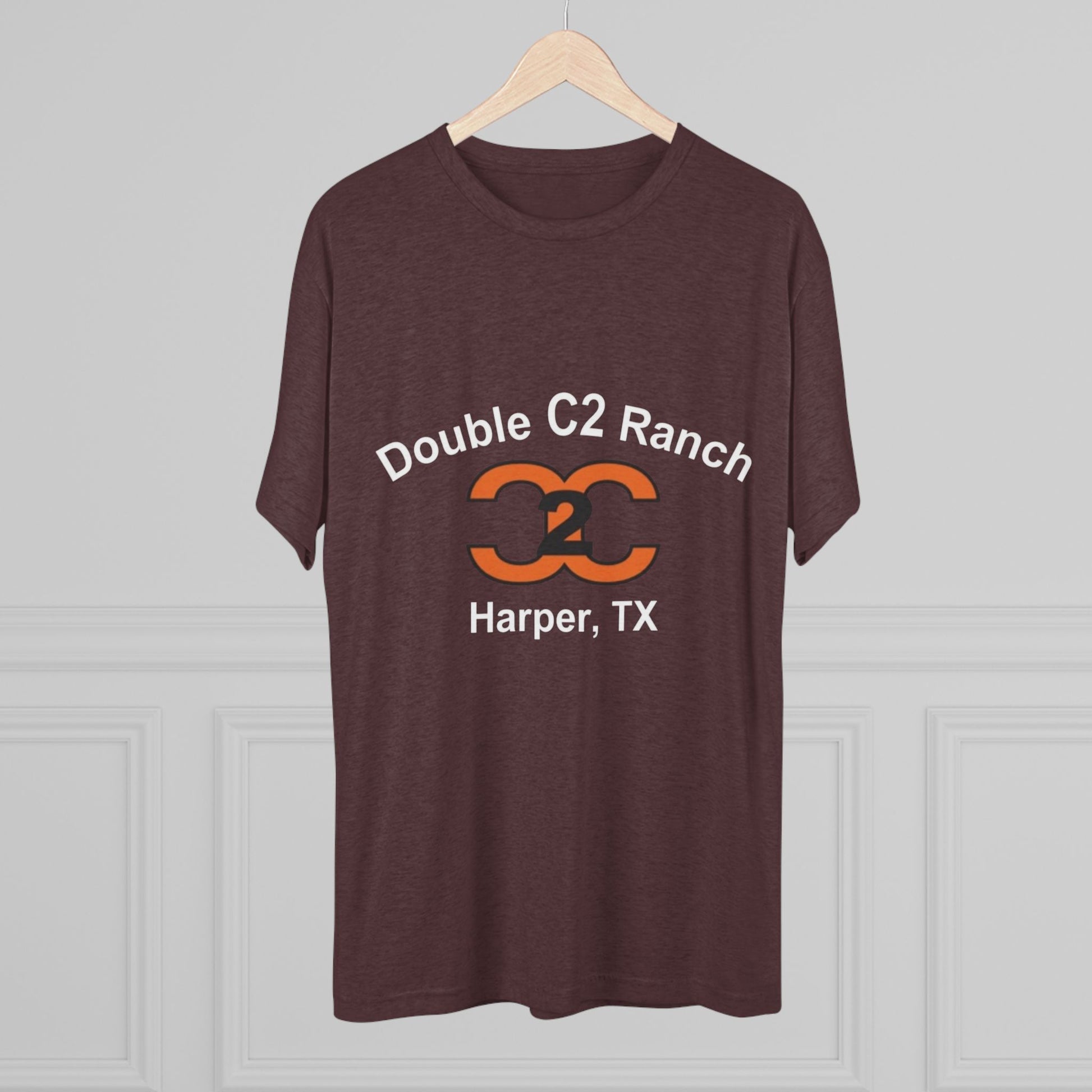 Double C2 Ranch - Tri-Blend Crew Tee