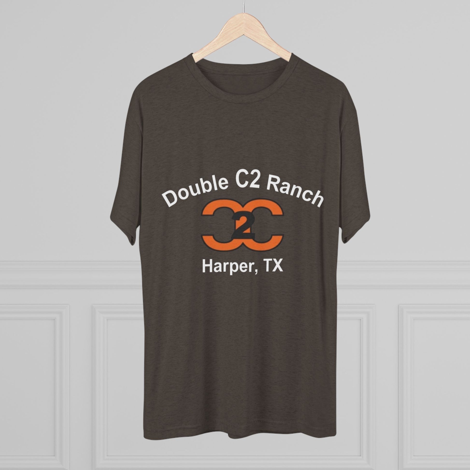 Double C2 Ranch - Tri-Blend Crew Tee