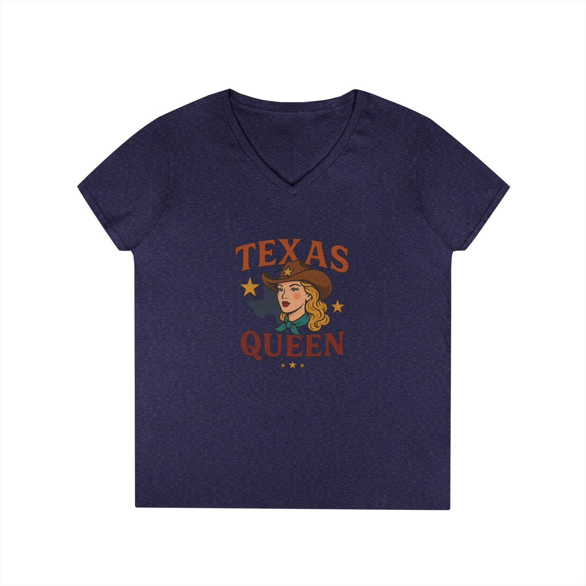 Texas Queen - Ladies' V-Neck T-Shirt