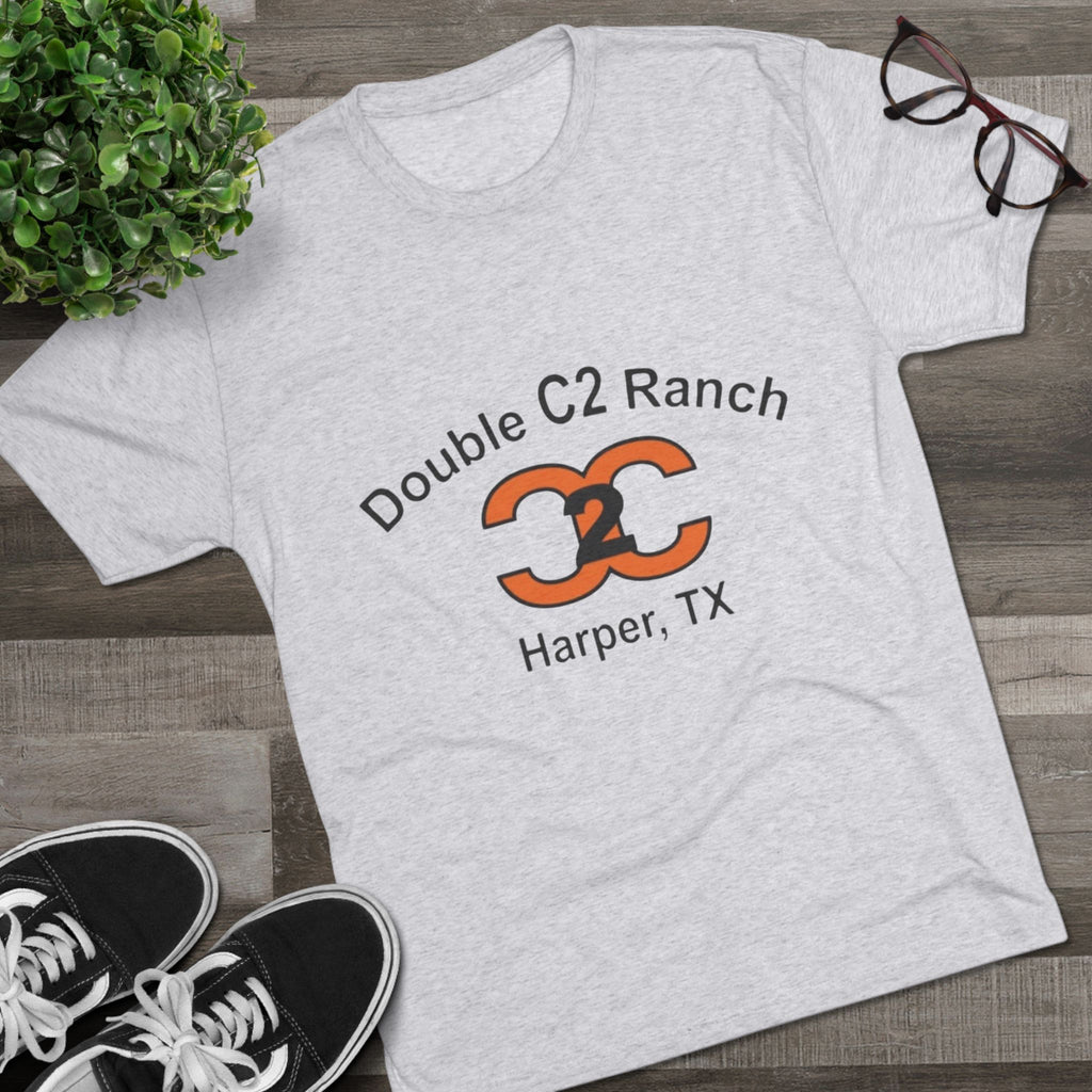 Double C2 Ranch - Tri-Blend Crew Tee
