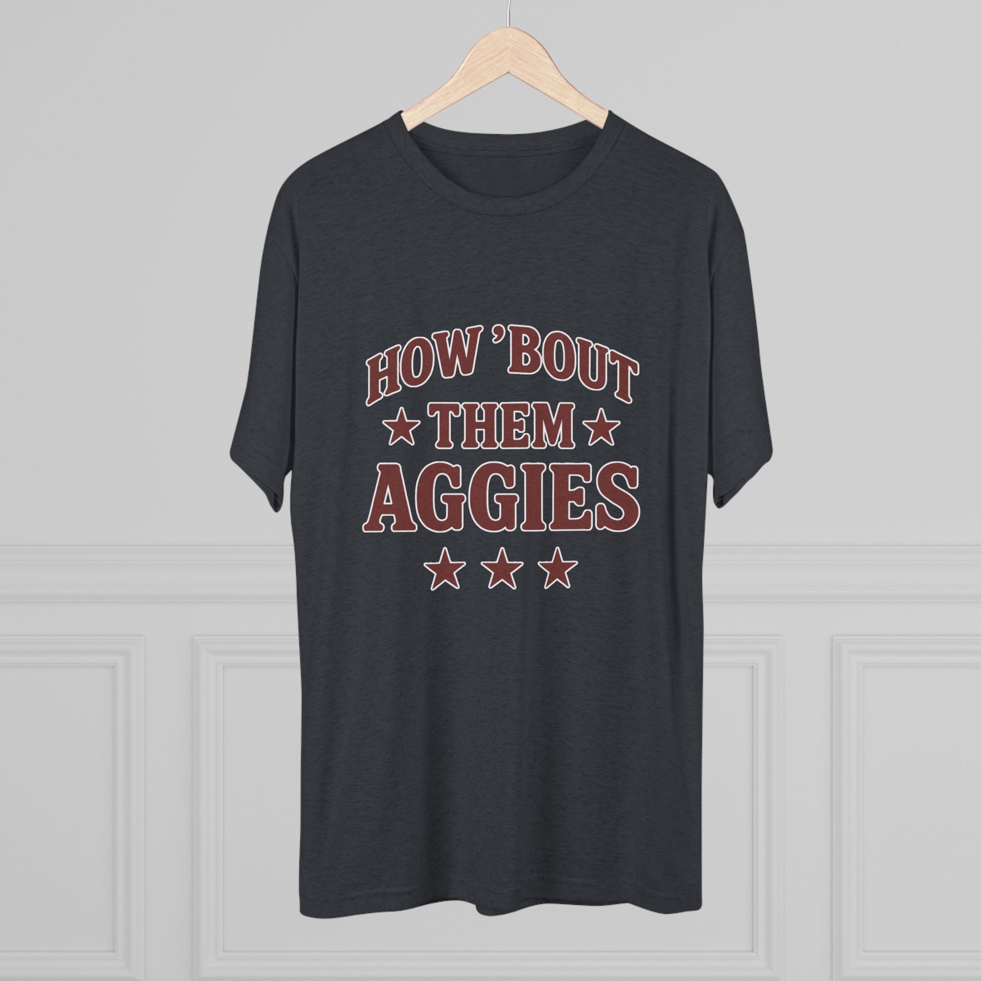 How 'Bout Them Aggies - Unisex Tri-Blend Crew Tee