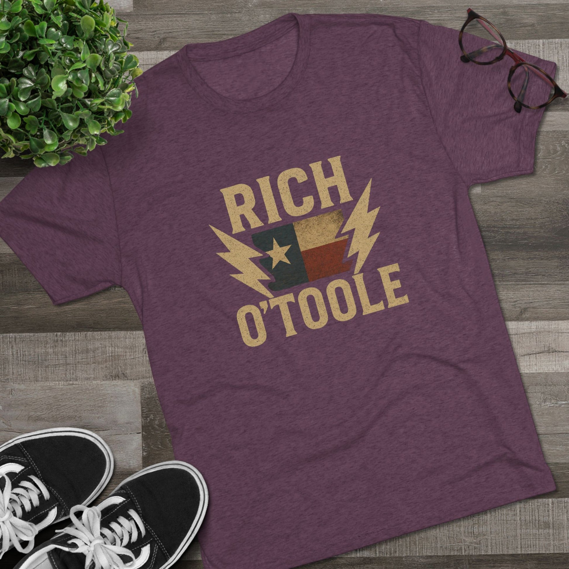 Rich O'Toole Lightning - Tri-Blend Crew Tee