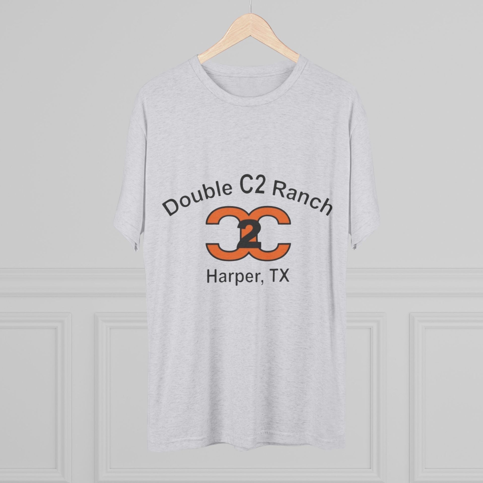 Double C2 Ranch - Tri-Blend Crew Tee