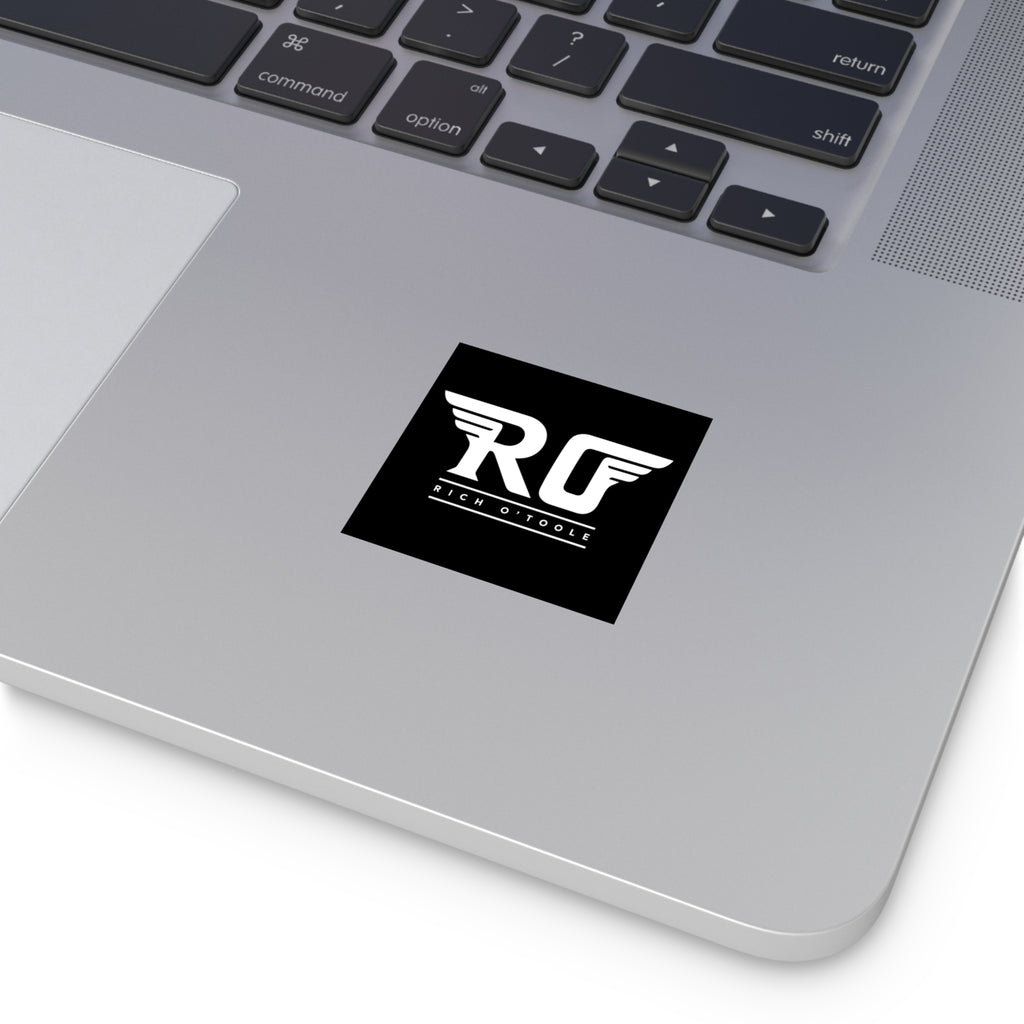 Rich O'Toole - Square Vinyl Stickers (Black)
