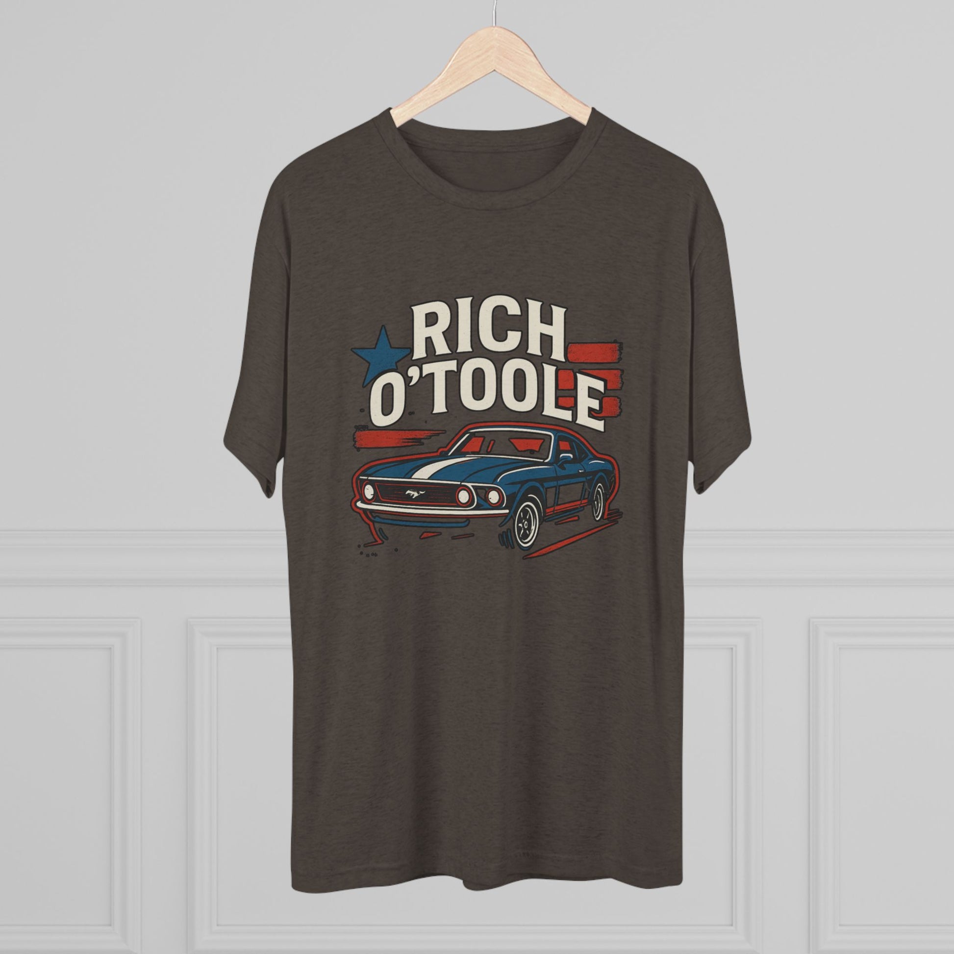 Rich O'Toole Mustang - Tri-Blend Crew Tee