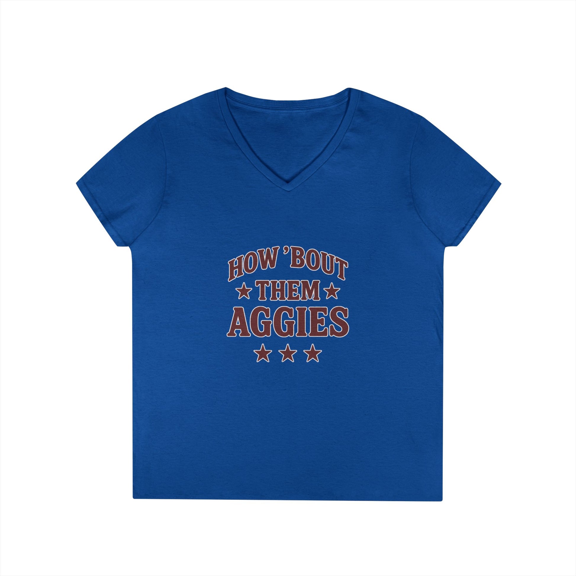 How about them Aggies - Ladies' V-Neck T-Shirt