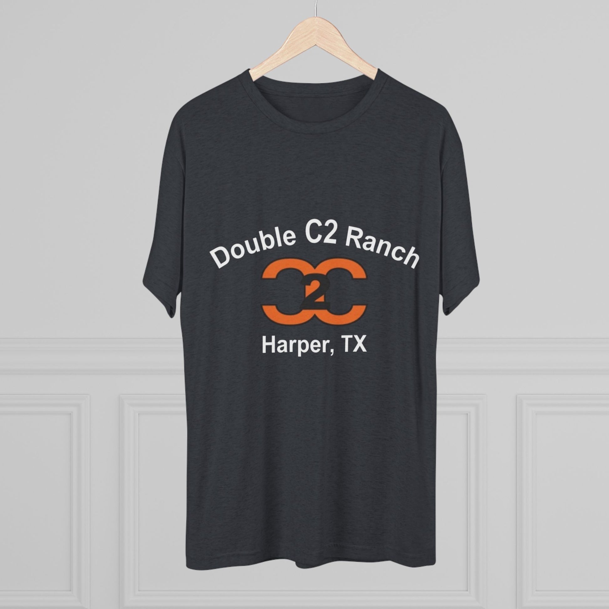 Double C2 Ranch - Tri-Blend Crew Tee