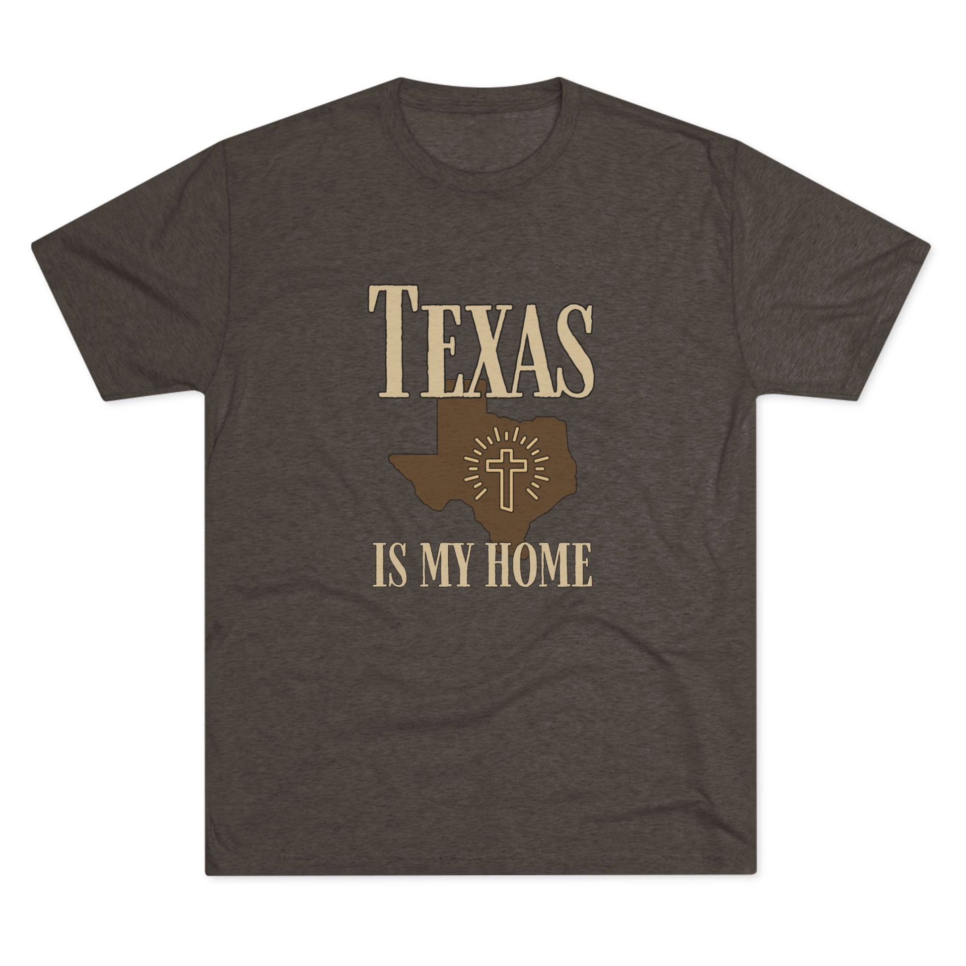 Texas is My Home - Tri-Blend Crew Tee