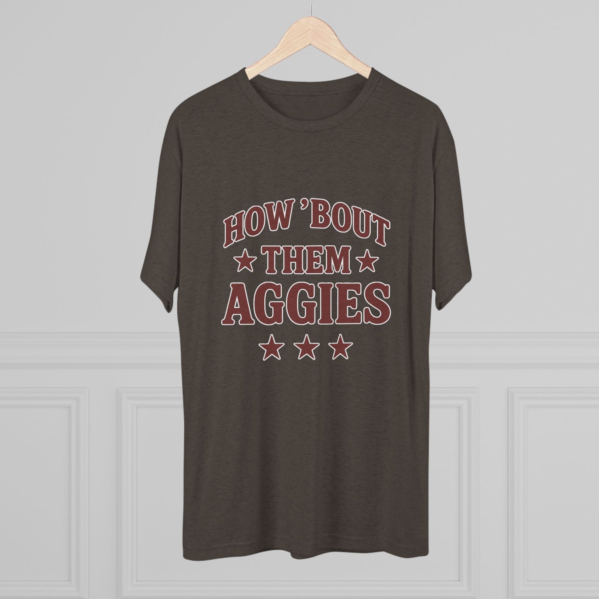 How 'Bout Them Aggies - Unisex Tri-Blend Crew Tee