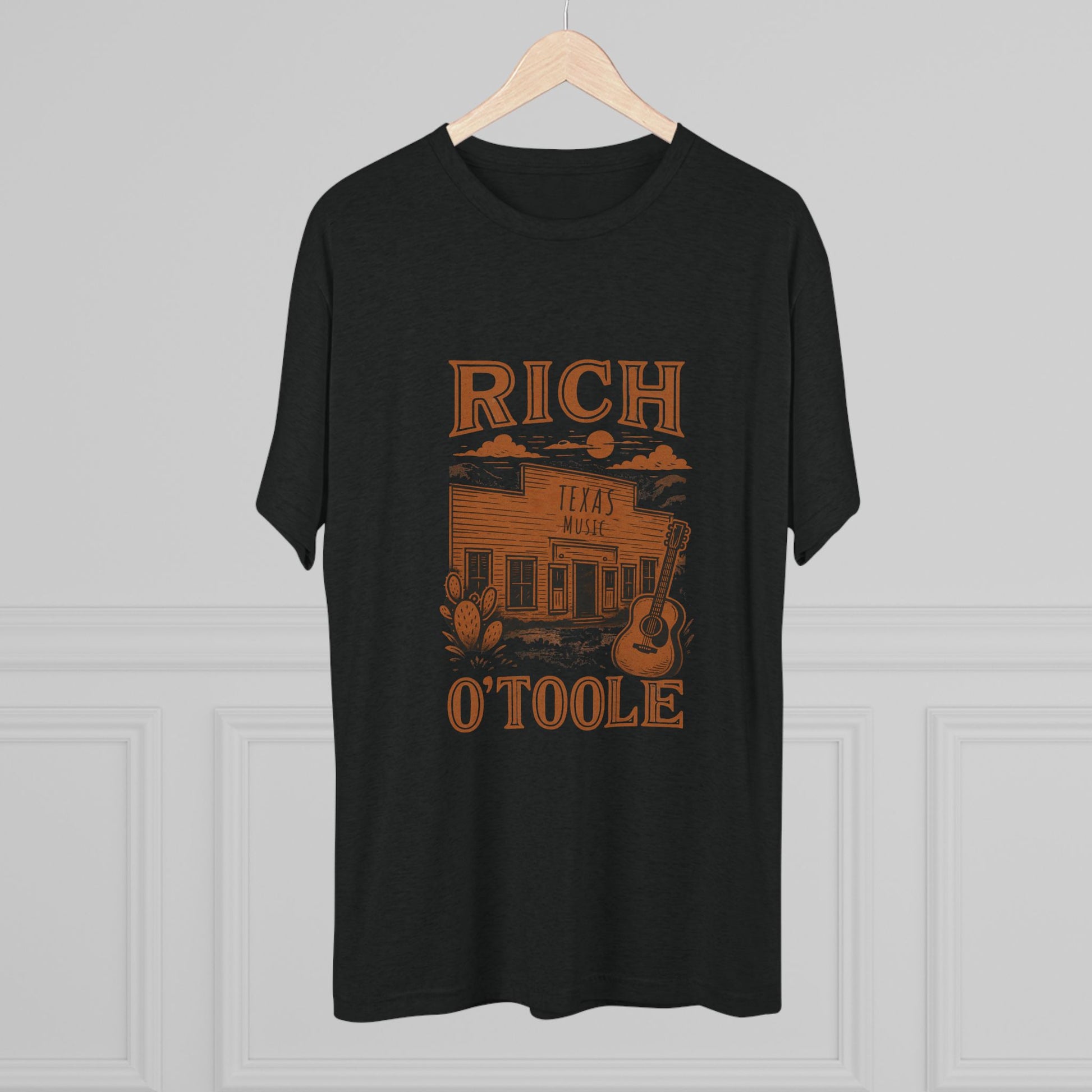 Rich O'Toole Texas Music - Tri-Blend Crew Tee