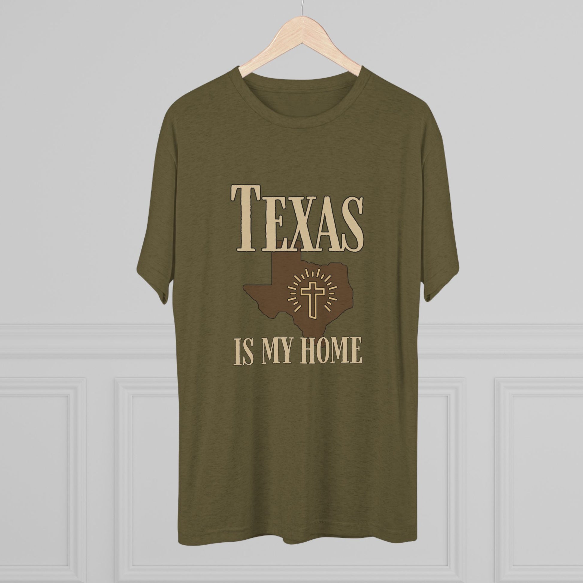 Texas is My Home - Tri-Blend Crew Tee