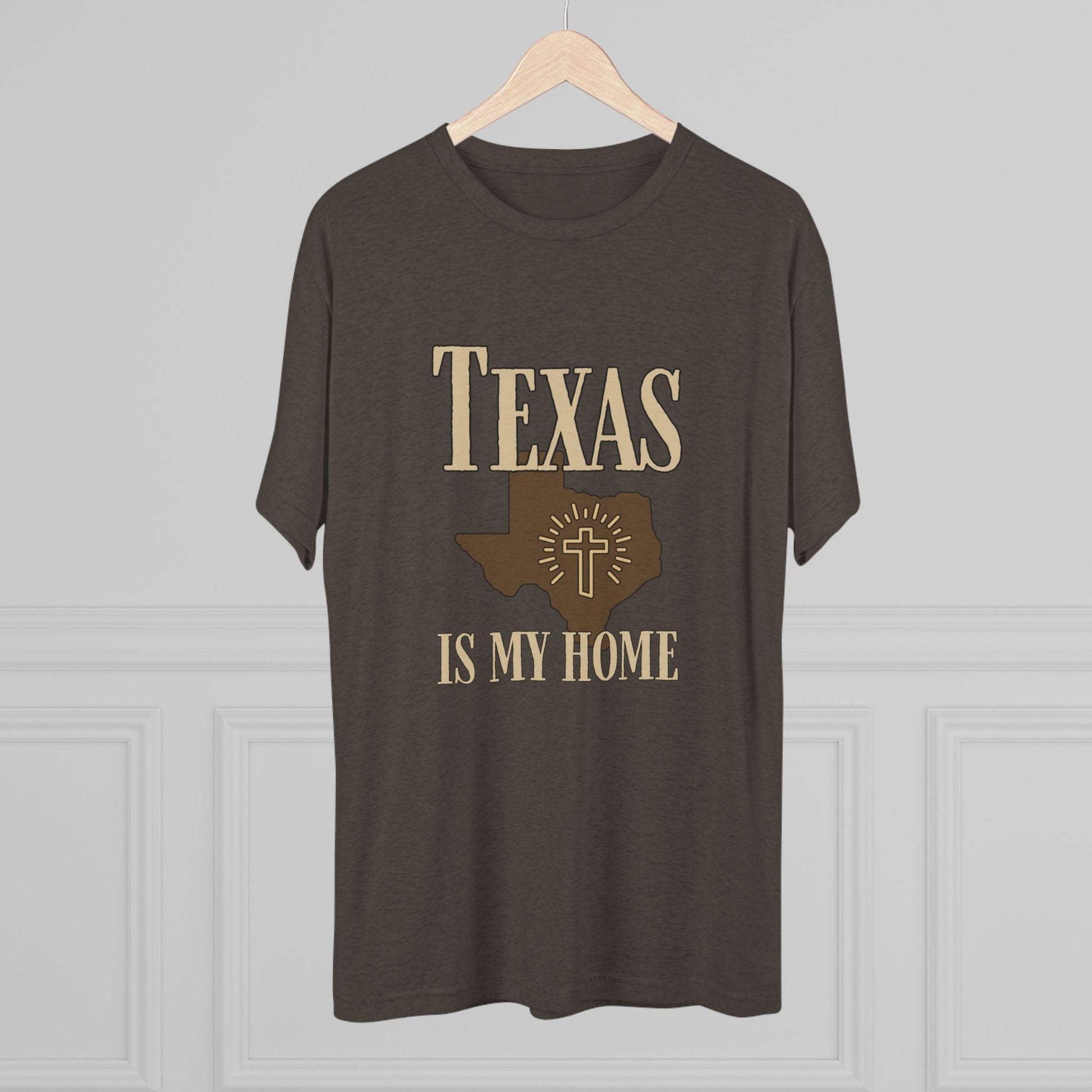 Texas is My Home - Tri-Blend Crew Tee