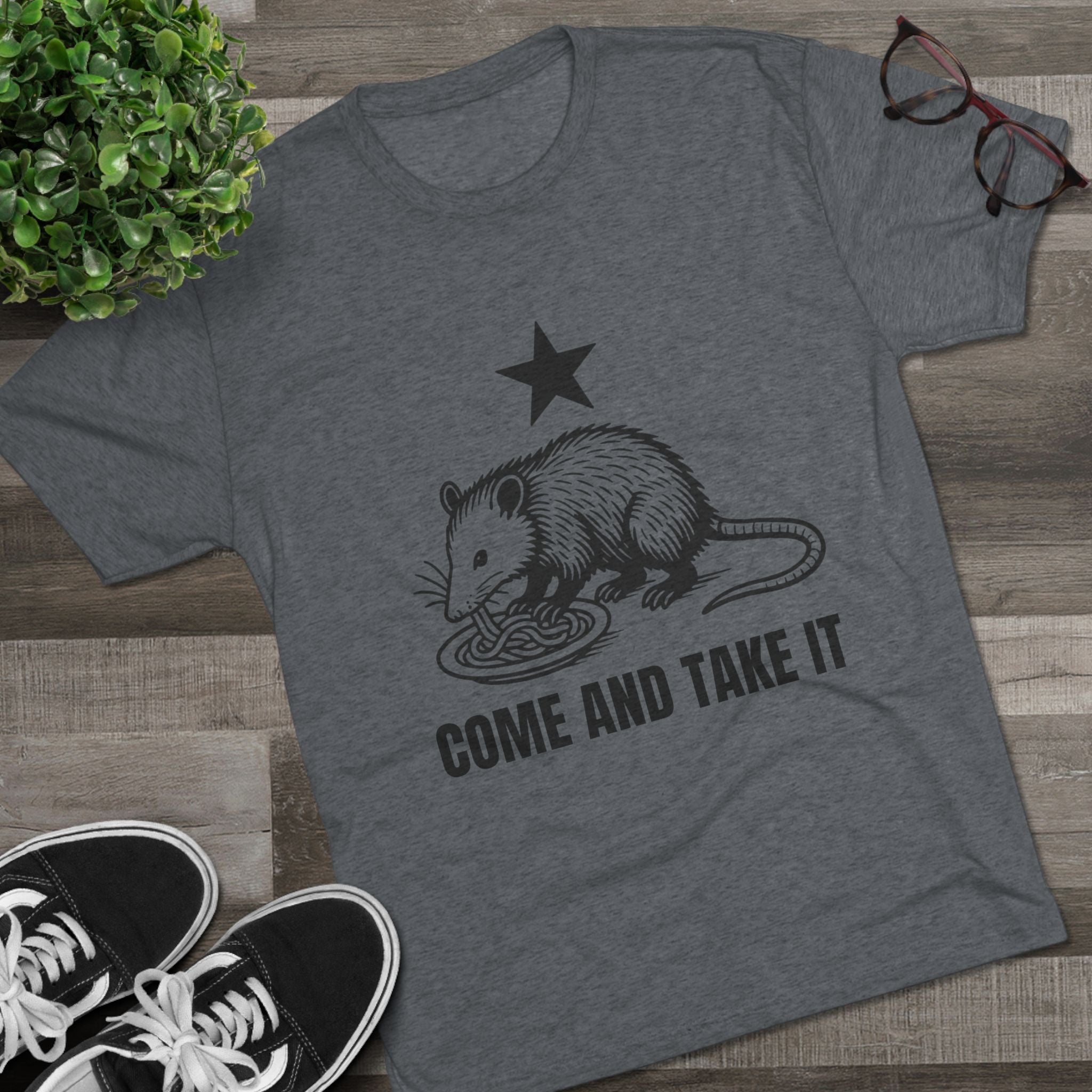 Come and Take It - Tri-Blend Crew Tee