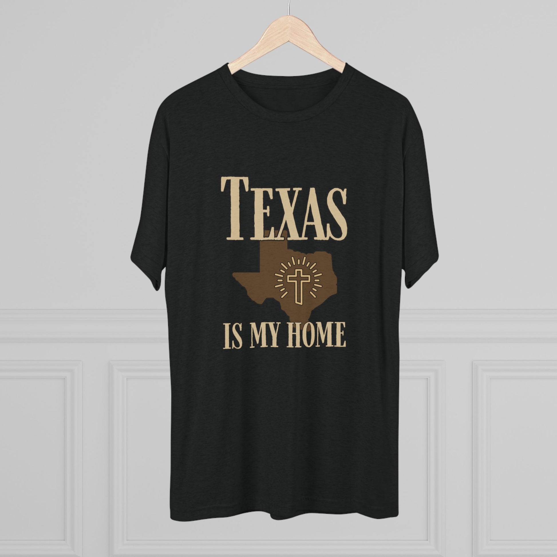 Texas is My Home - Tri-Blend Crew Tee